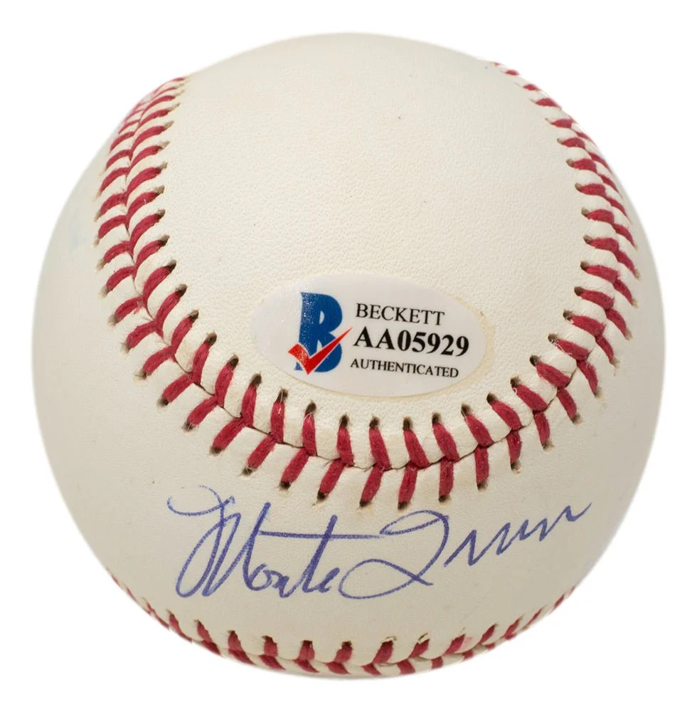 Willie Mays Monte Irvin Dual Signed Giants Baseball BAS LOA AA05929 - Image 3