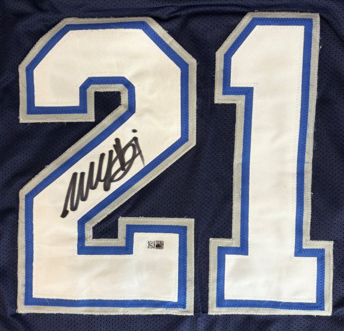 Willis McGahee Buffalo Signed Navy Blue Football Jersey Sports Integrity - Image 2
