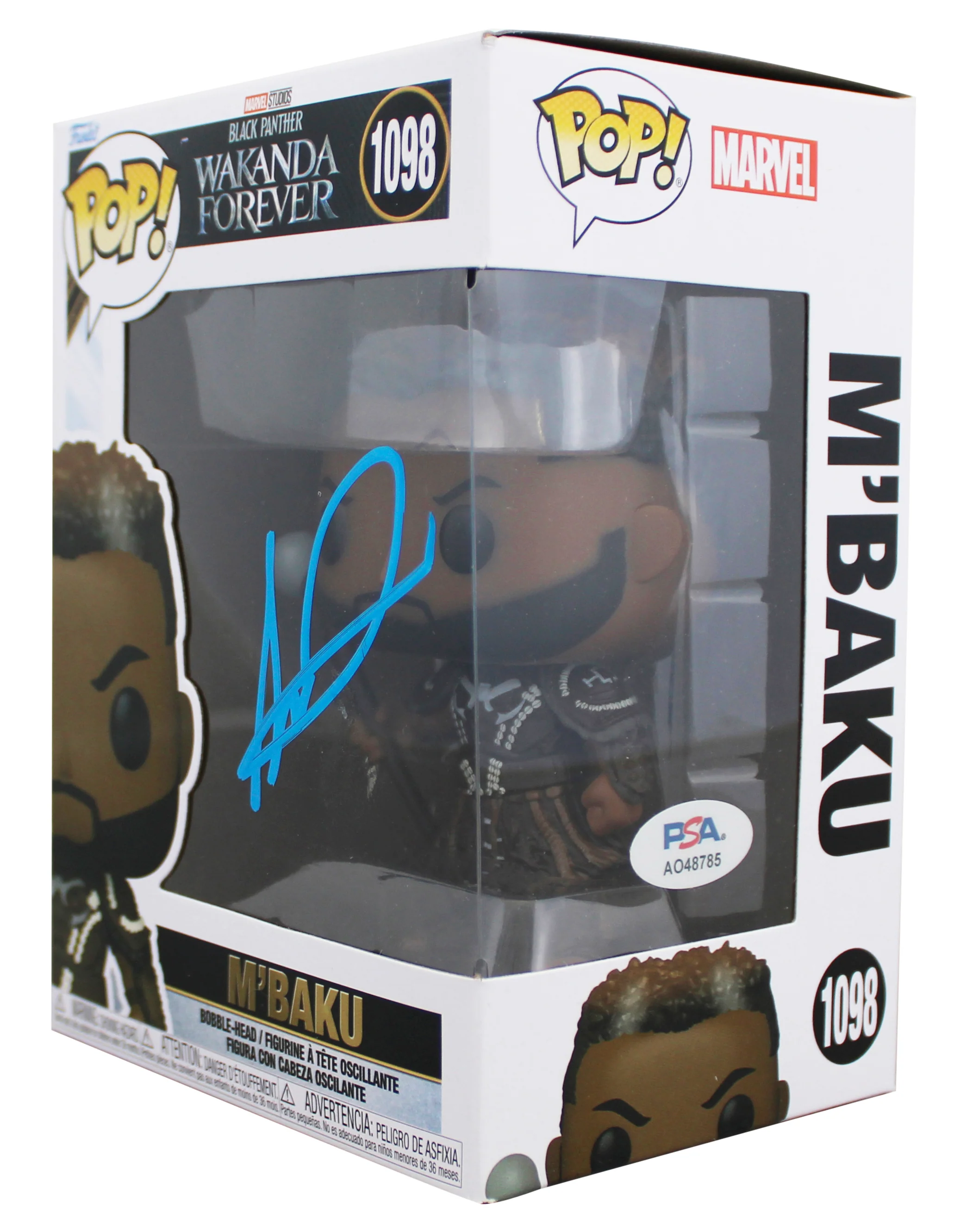 Winston Duke Black Panther Signed M'Baku #1098 Funko Pop Figure PSA/DNA #AO48785 - Image 3