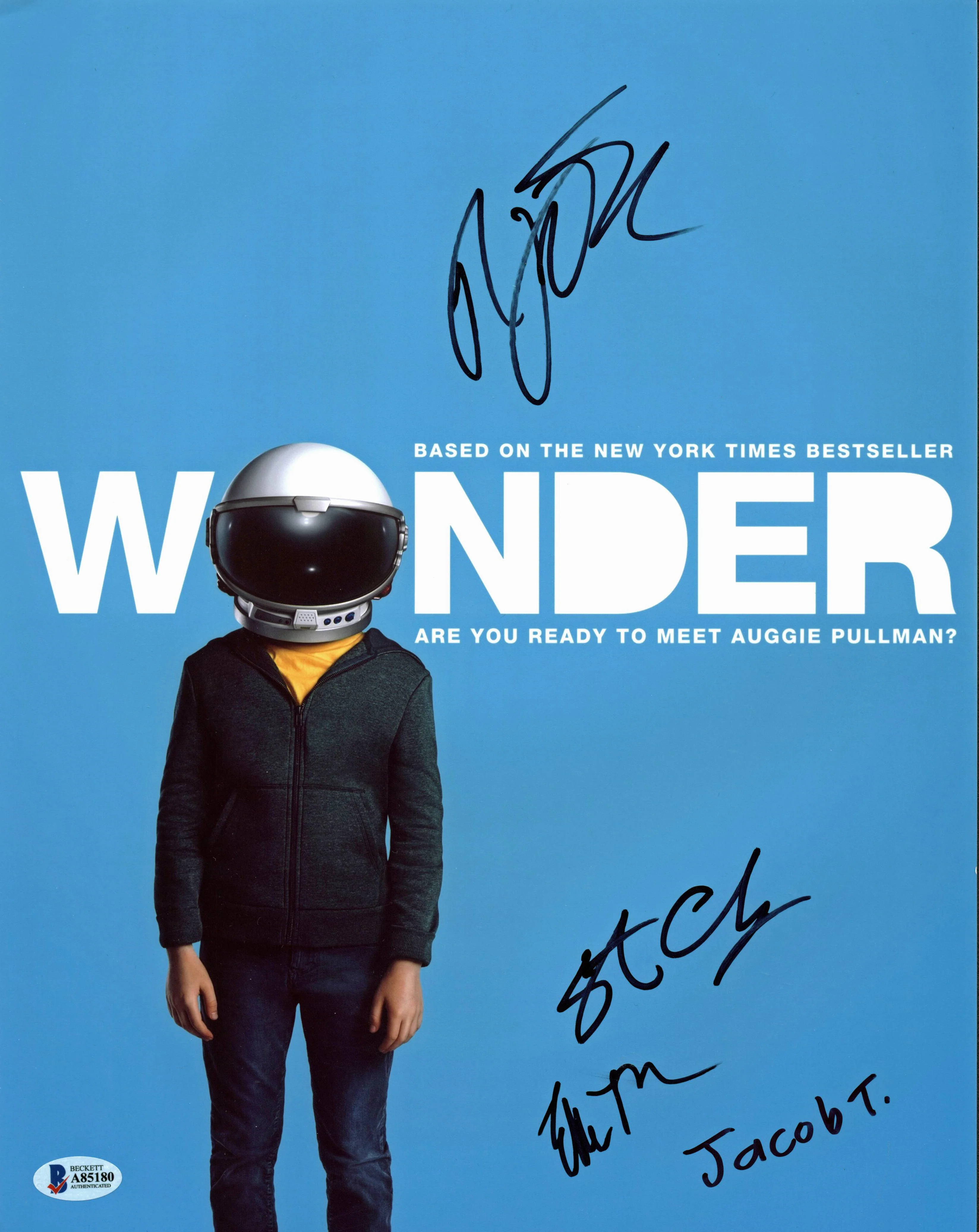 Wonder (Tremblay, McKinnon, +2 )Authentic Signed 11x14 Photo BAS #A85180 - Image 2
