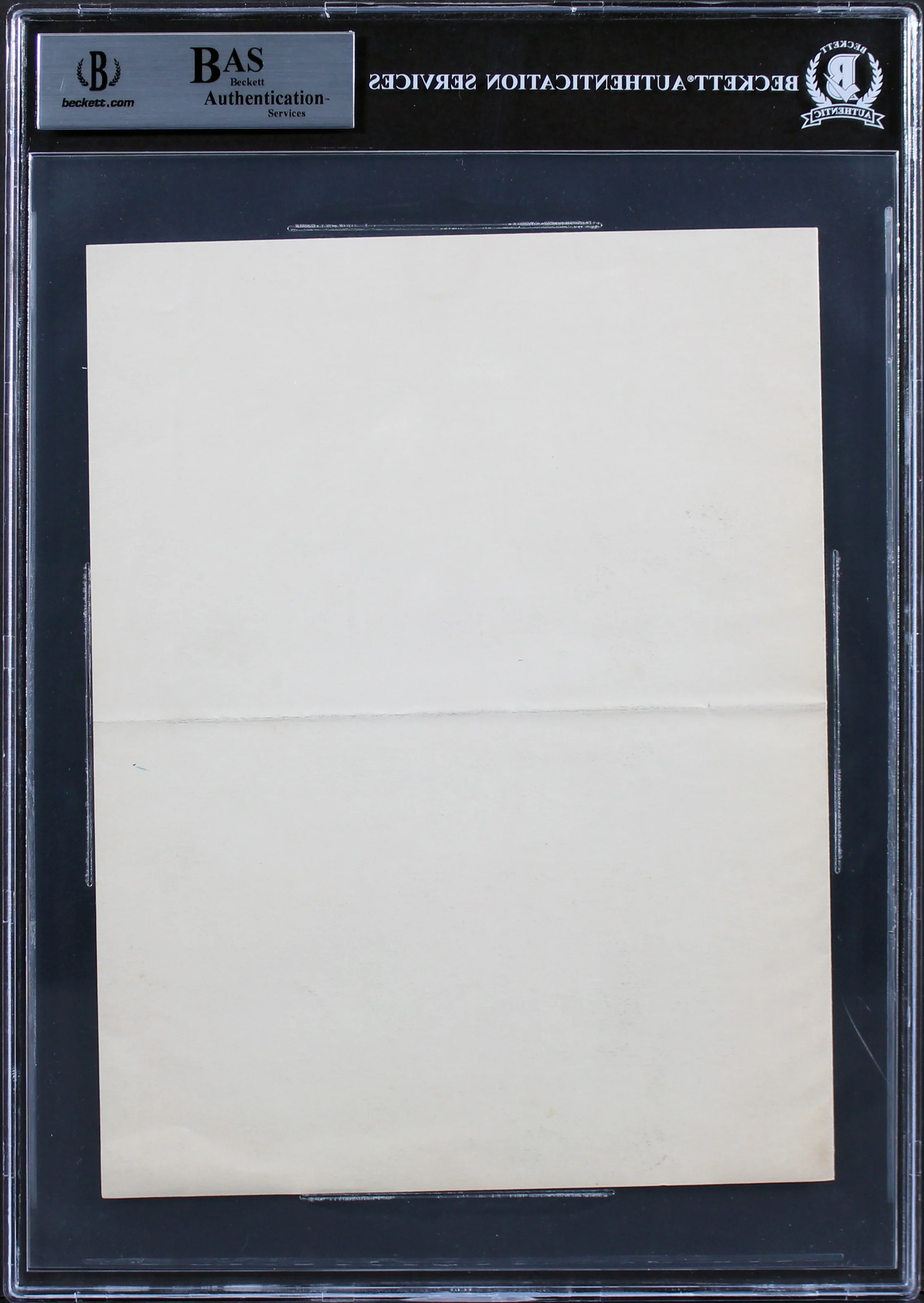 Woodrow Wilson Signed 7x8.75 1914 Letter On White House Letterhead BAS Slab - Image 3