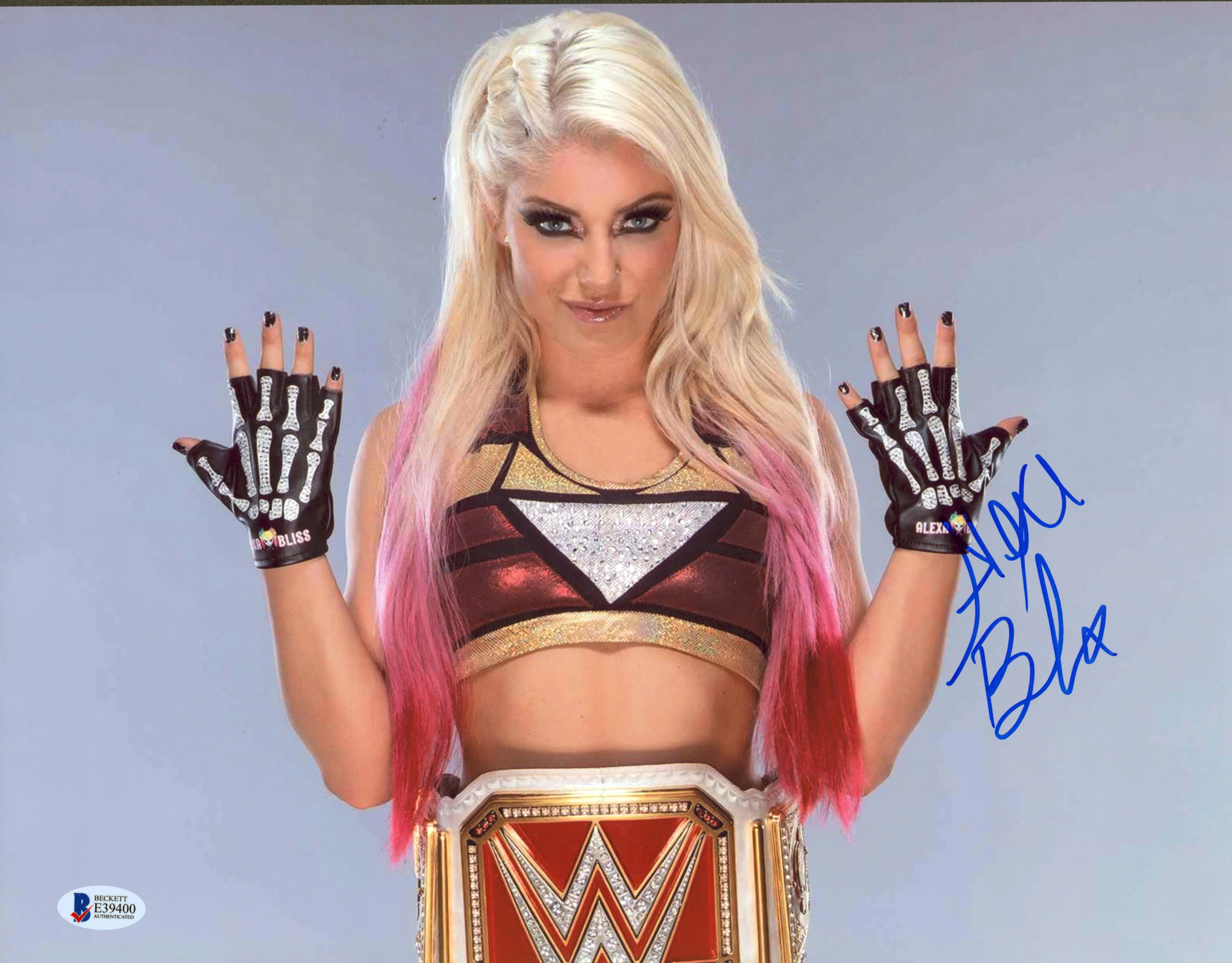 WWE Alexa Bliss Authentic Signed 11x14 Photo Autographed BAS #E39400 - Image 2