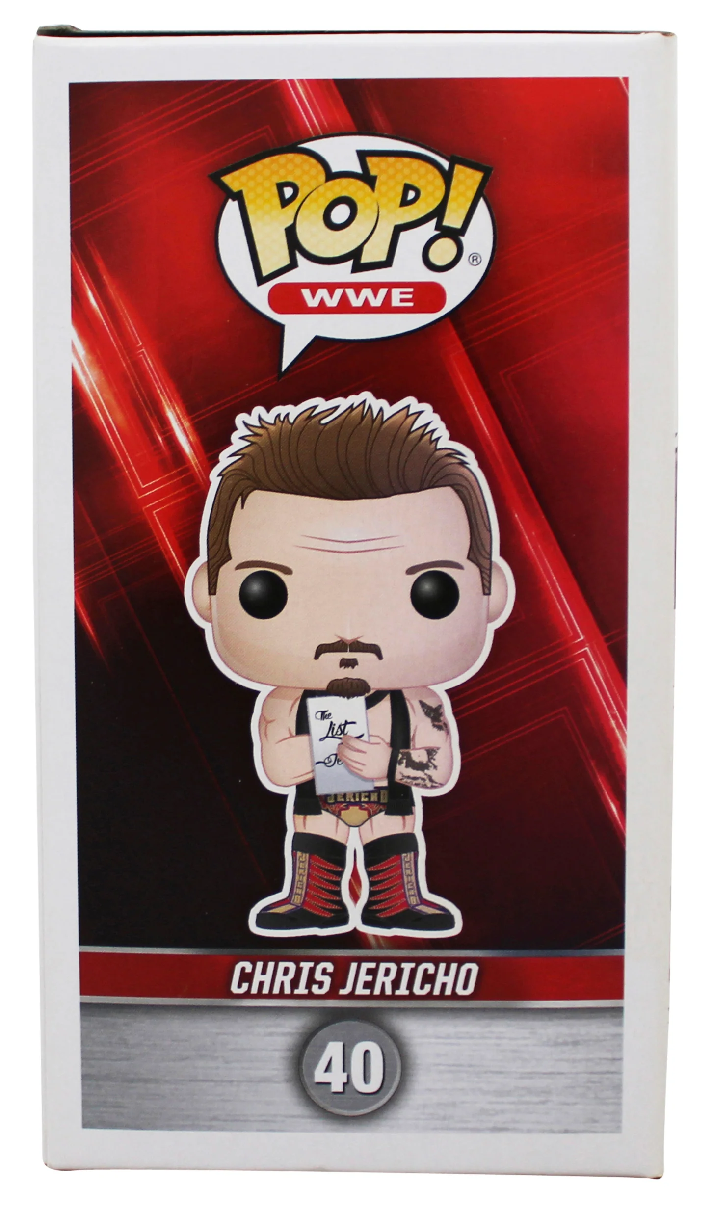 WWE Chris Jericho Authentic Signed #40 Funko Pop Vinyl Figure JSA #CD80419 - Image 6