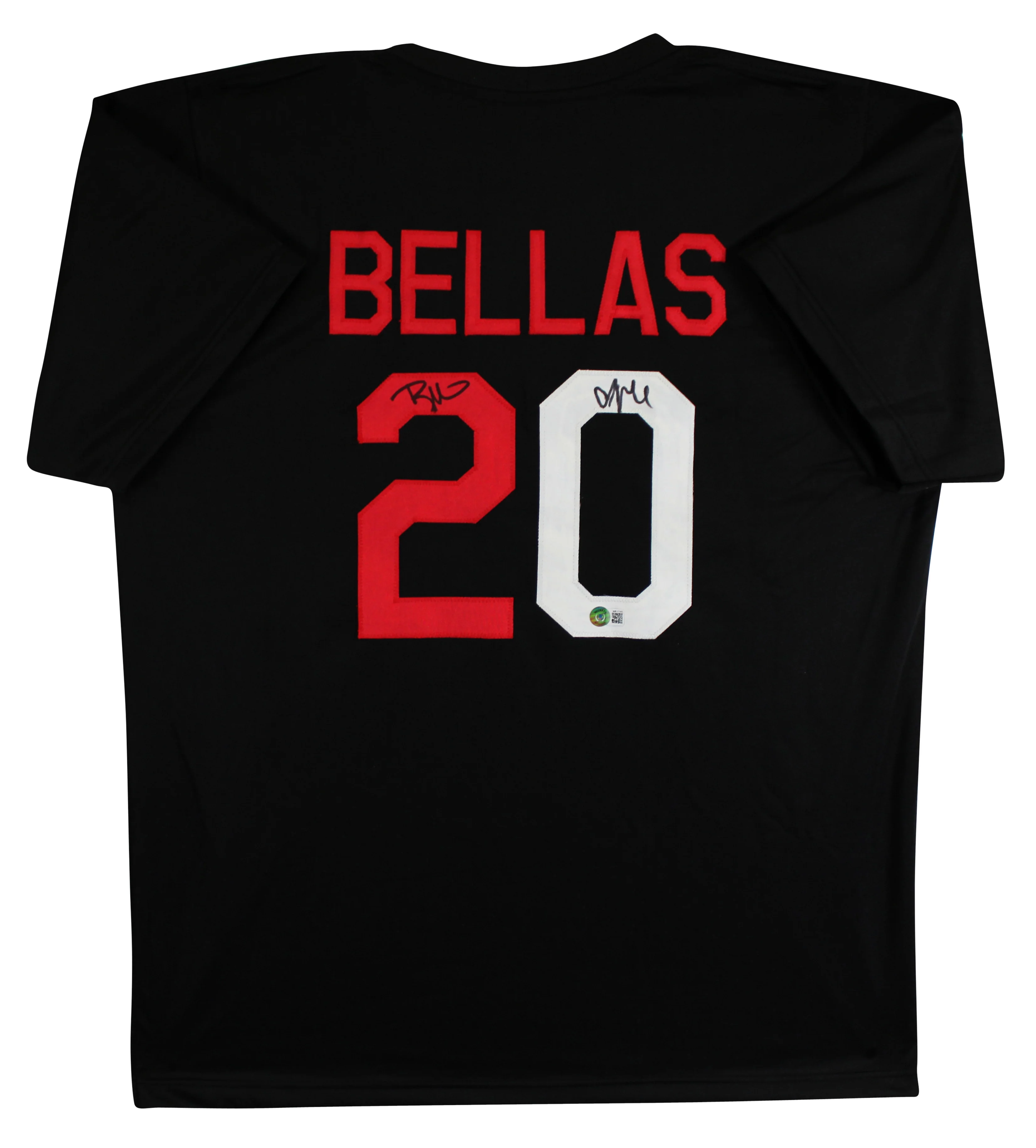 WWE Nikki Bella & Bri Bella Signed Black Pro Style Jersey BAS Witnessed #WR27185 - Image 2