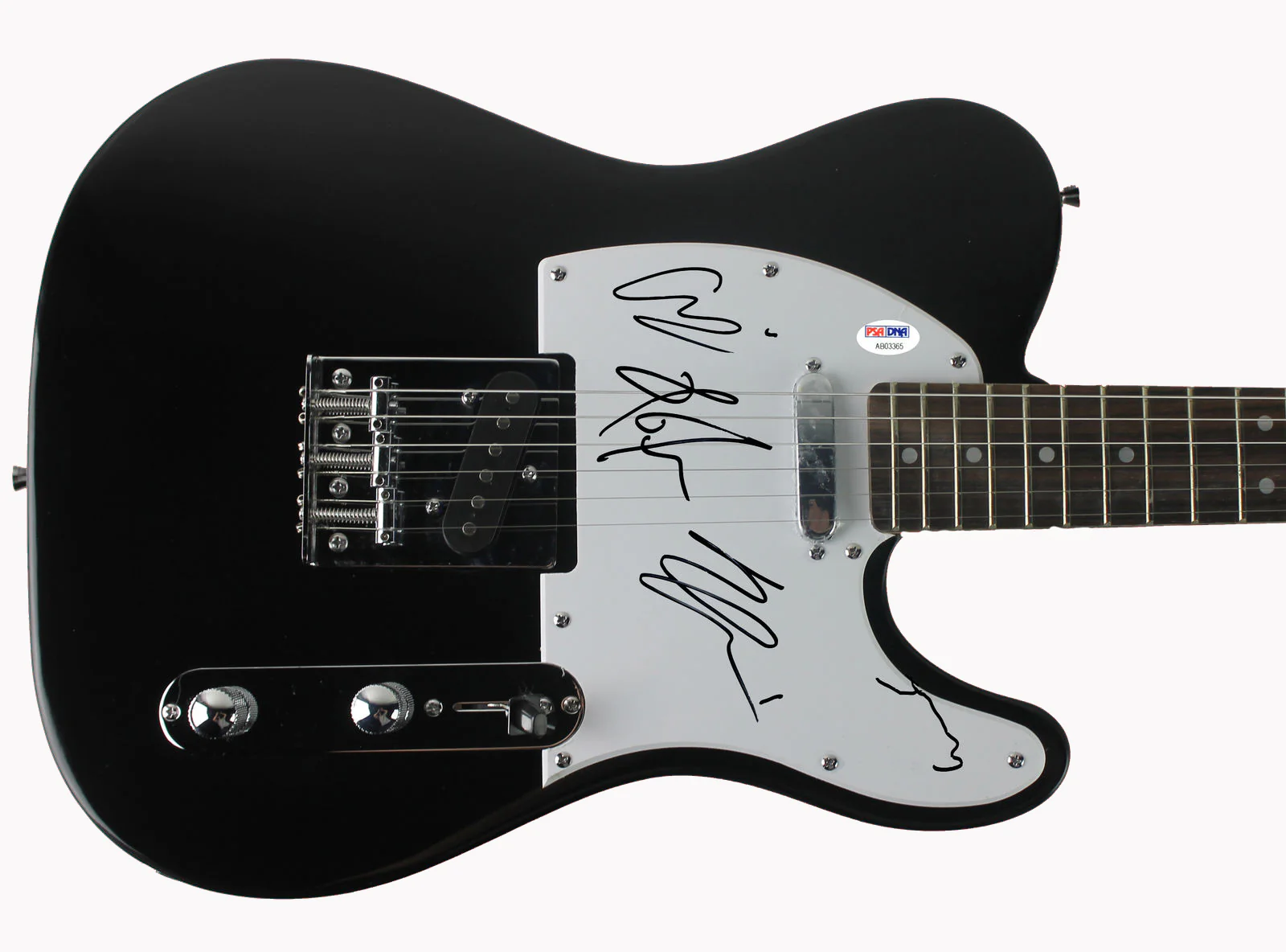 X Ambassadors (S. Harris, C. Harris, Feldshuh, Levin) Signed Guitar PSA #AB03365 - Image 2