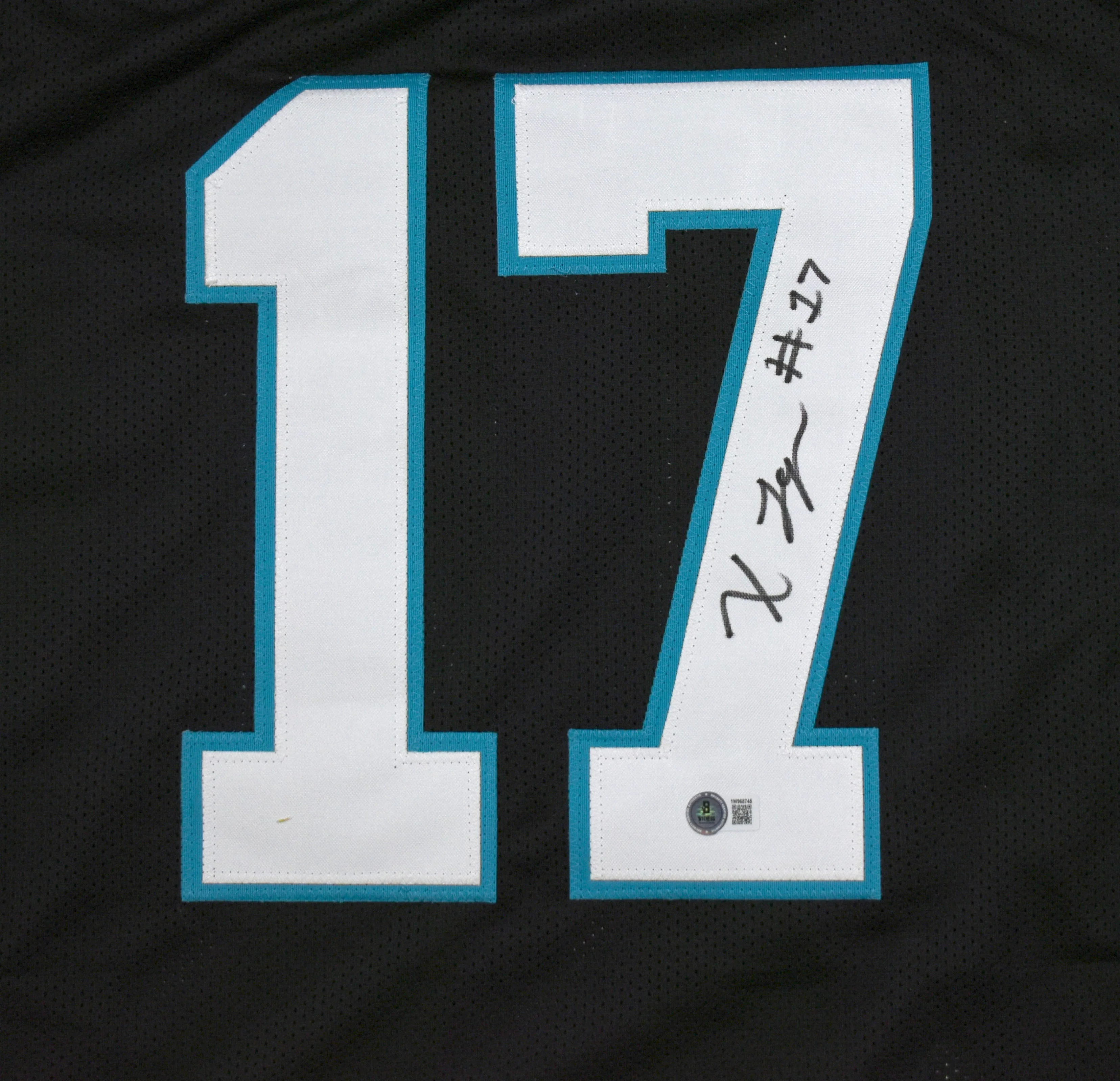 Xavier Legette Autographed Black Pro Style Jersey - Beckett W Hologram *Black - Image 2