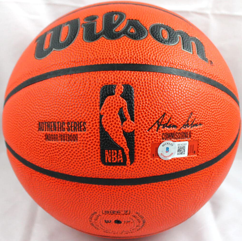 Xavier McDaniel Autographed Official NBA Wilson Basketball w/X-Man-Beckett Holo - Image 8