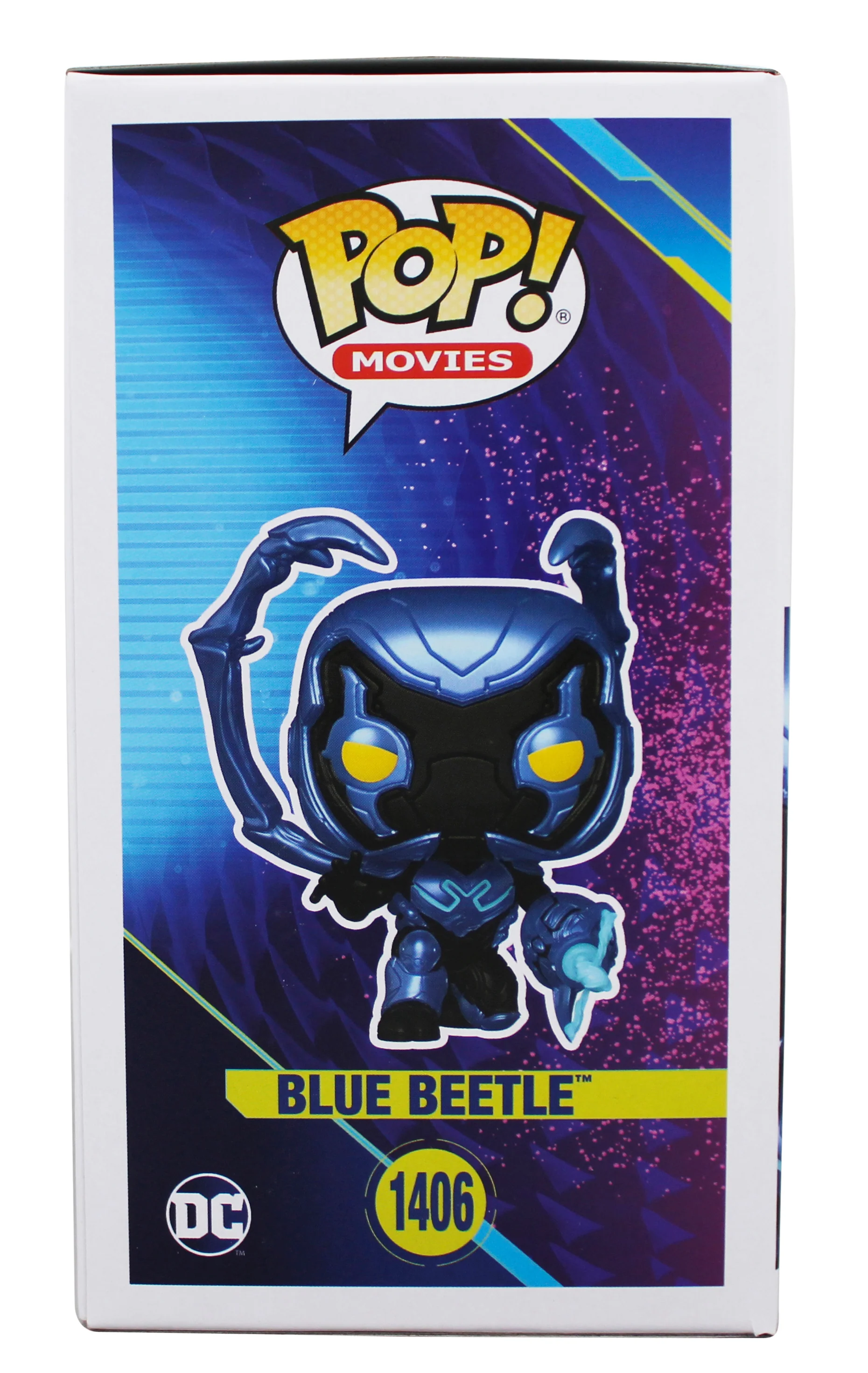 Xolo Mariduena Blue Beetle Signed #1406 Funko Pop Vinyl Figure BAS #BN36431 - Image 6