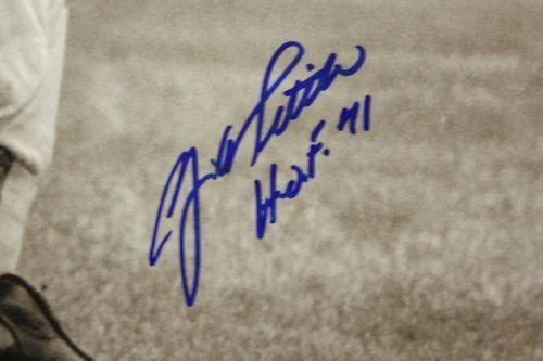 Y.A. Tittle 'HOF 71' Autographed 16x20 New York Giants Photo- JSA Authen - Image 2
