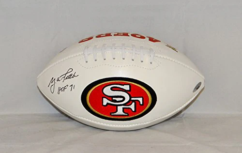 Y.A. Tittle HOF Autographed San Francisco 49ers Logo Football- TriStar Auth - Image 4