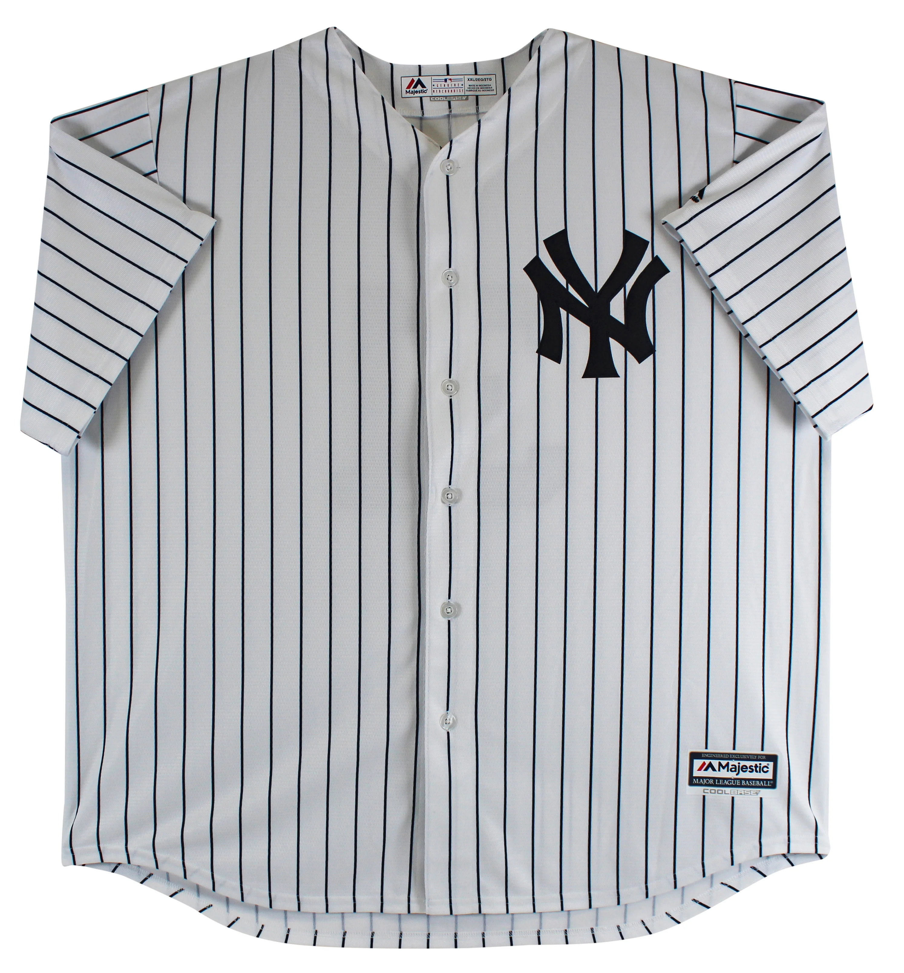 Yankees Aaron Hicks Authentic Signed White Pinstripe Majestic Jersey Fanatics - Image 5