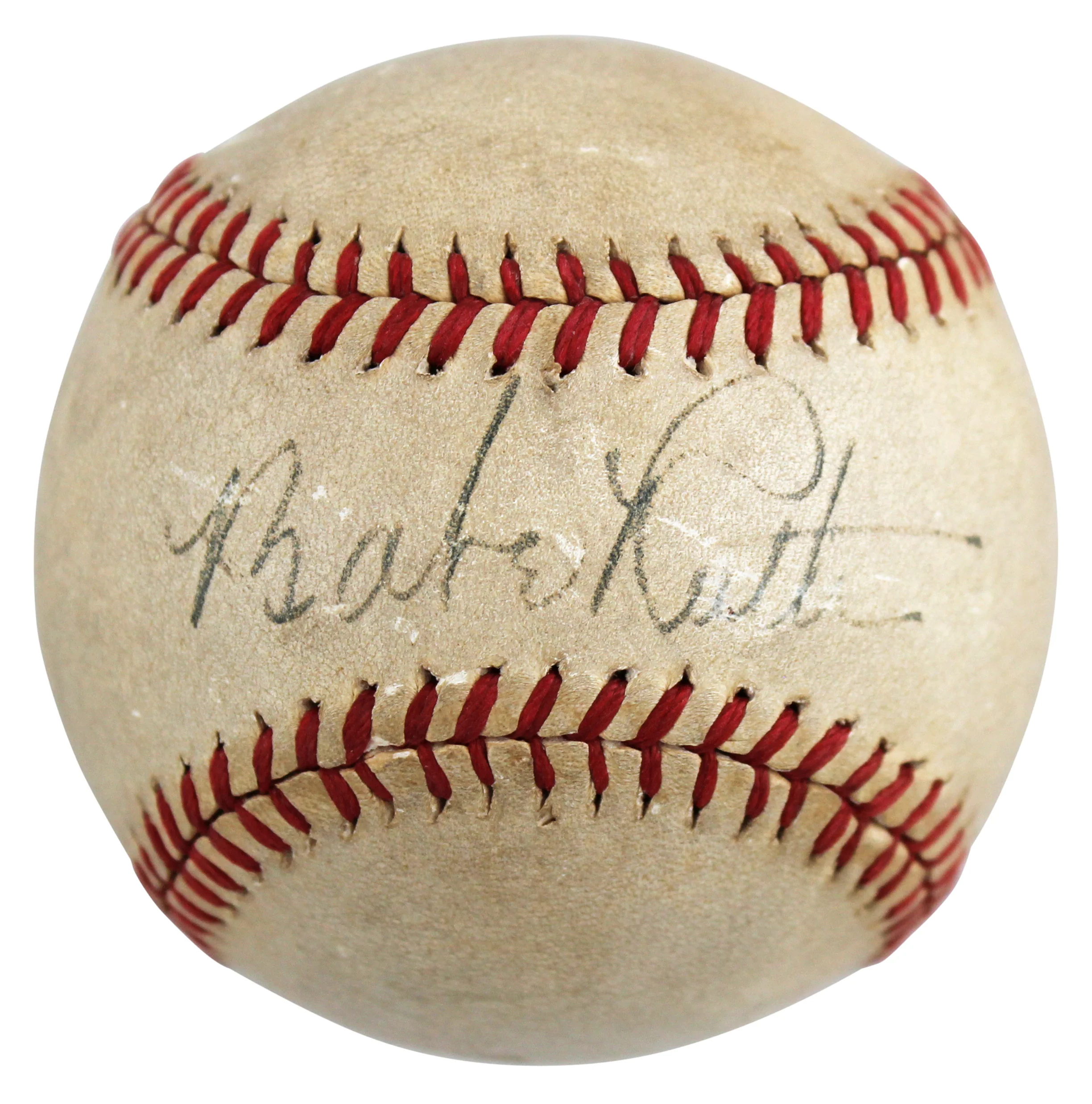 Yankees Babe Ruth Signed Harridge 1940-47 Reach Oal Baseball PSA/DNA #AK09711 - Image 2