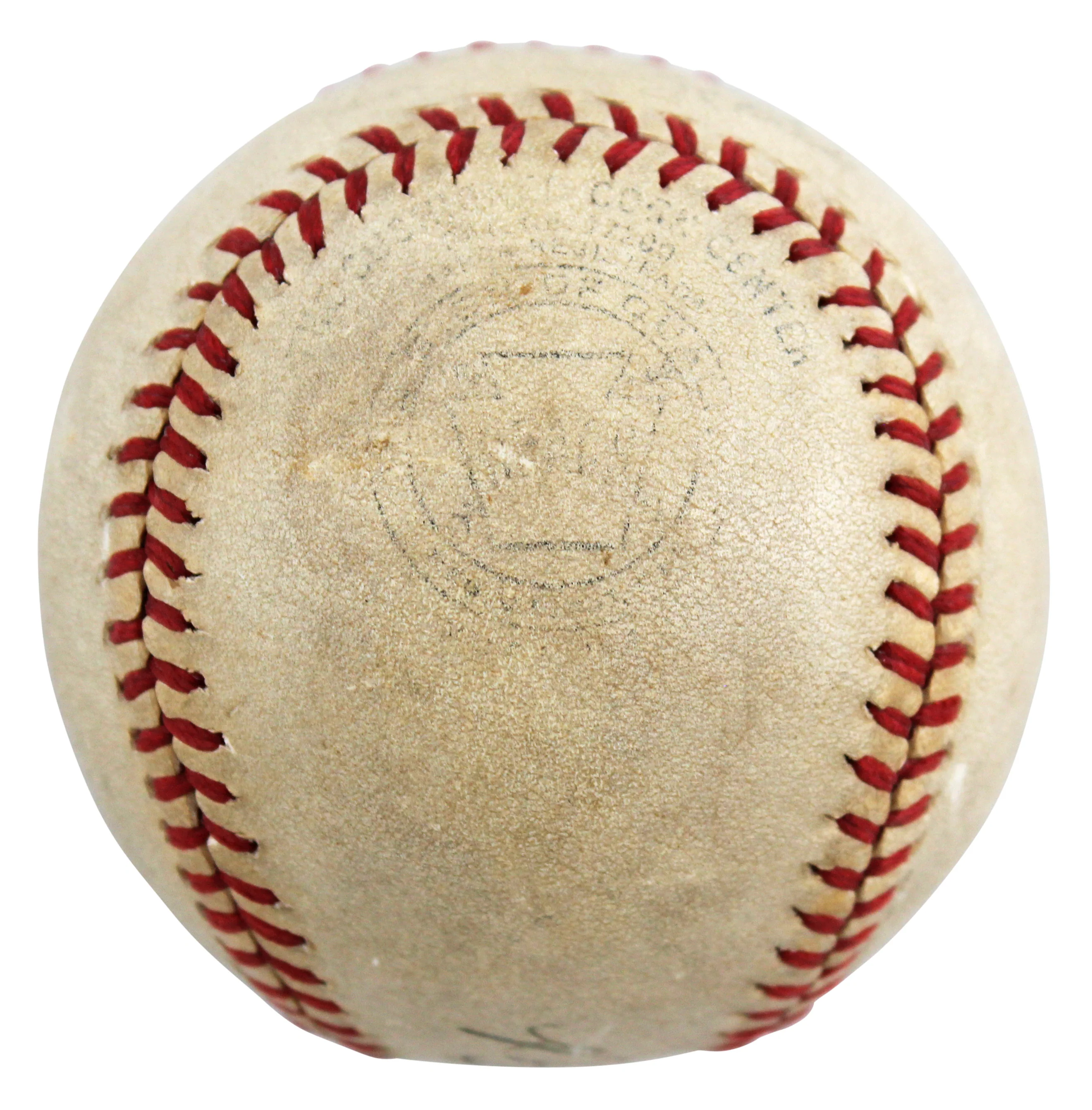 Yankees Babe Ruth Signed Harridge 1940-47 Reach Oal Baseball PSA/DNA #AK09711 - Image 3
