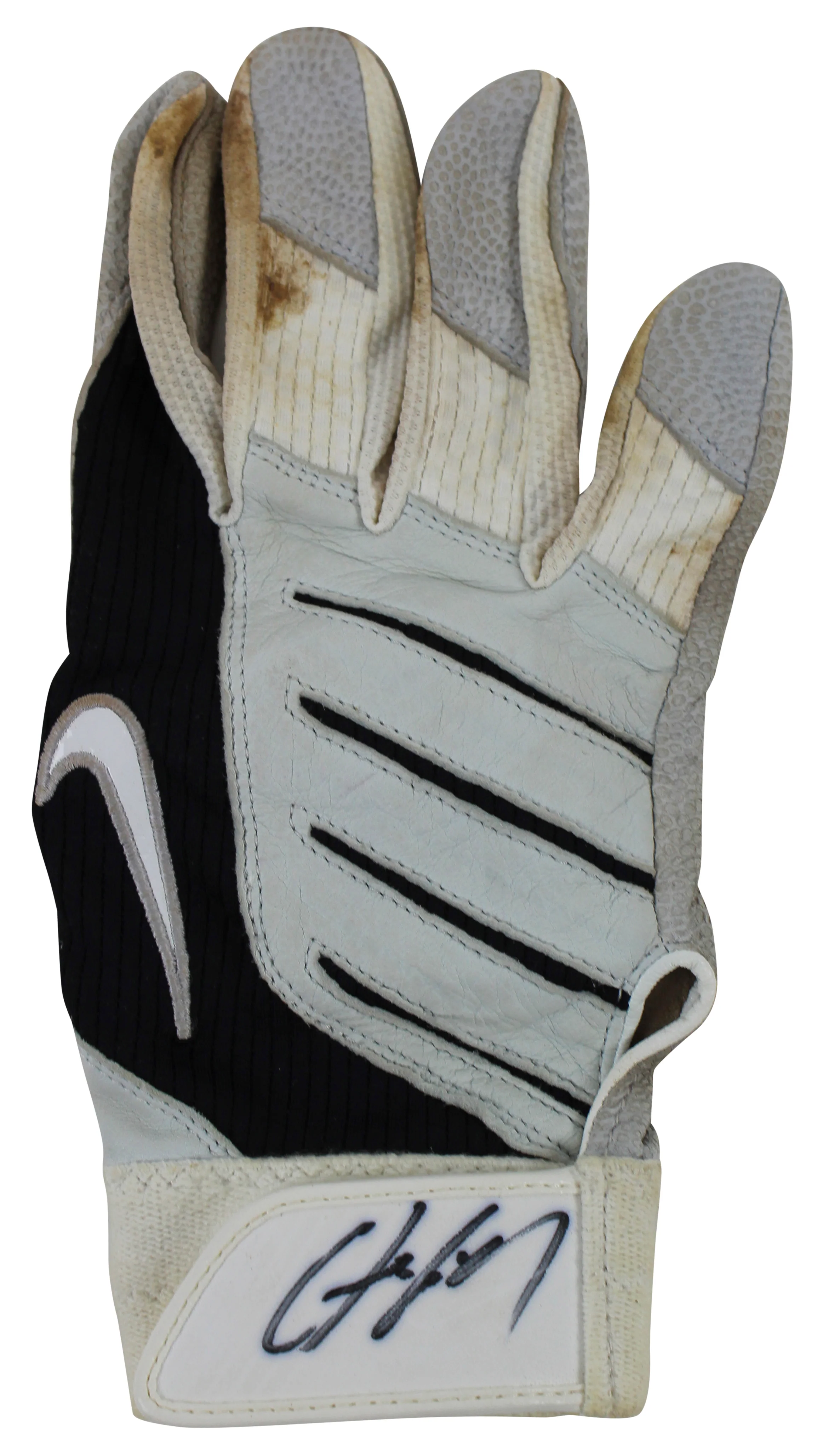 Yankees Chris Carter Authentic Signed Game Used Nike Batting Glove BAS #T43130 - Image 3