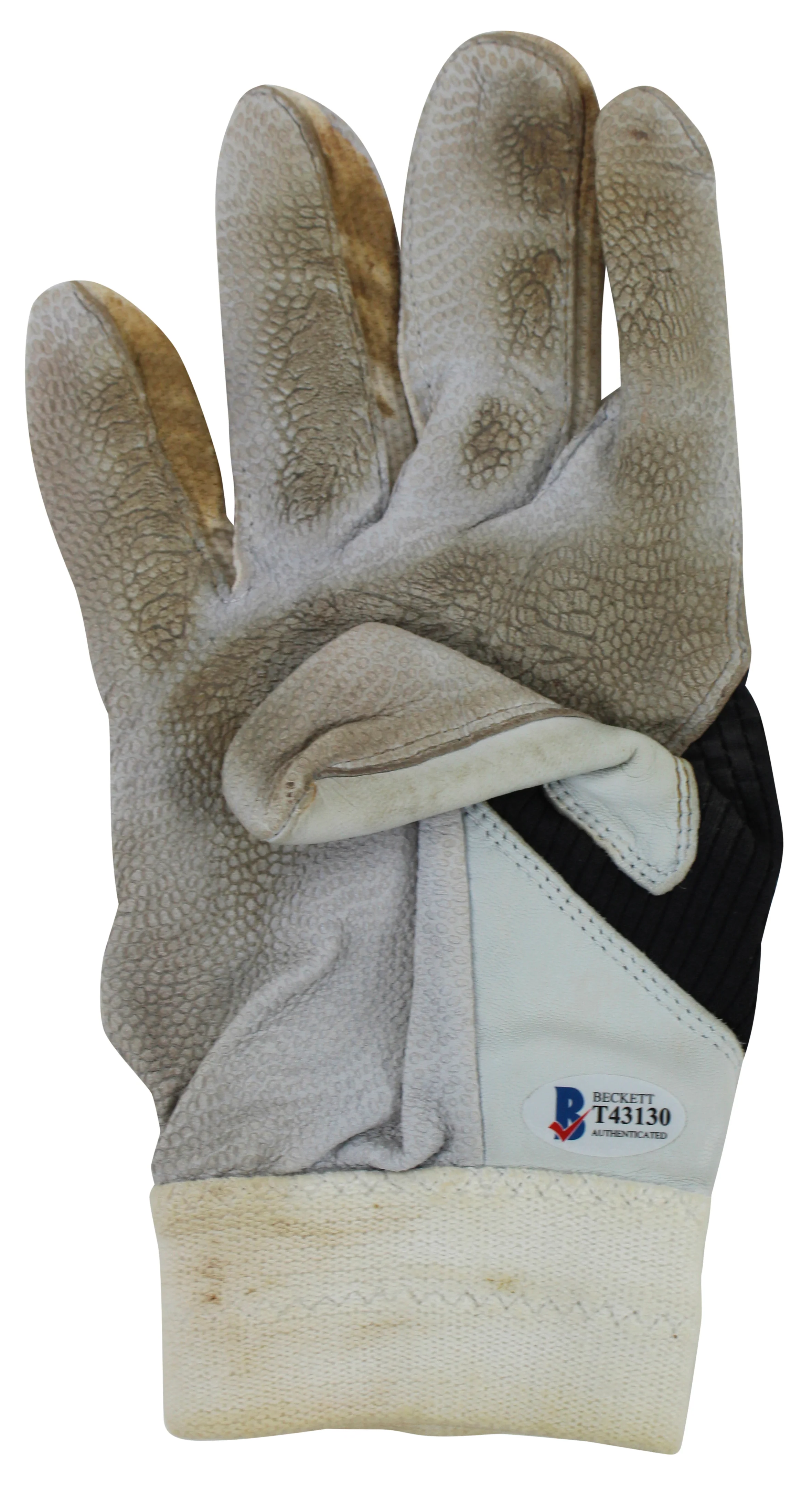 Yankees Chris Carter Authentic Signed Game Used Nike Batting Glove BAS #T43130 - Image 4