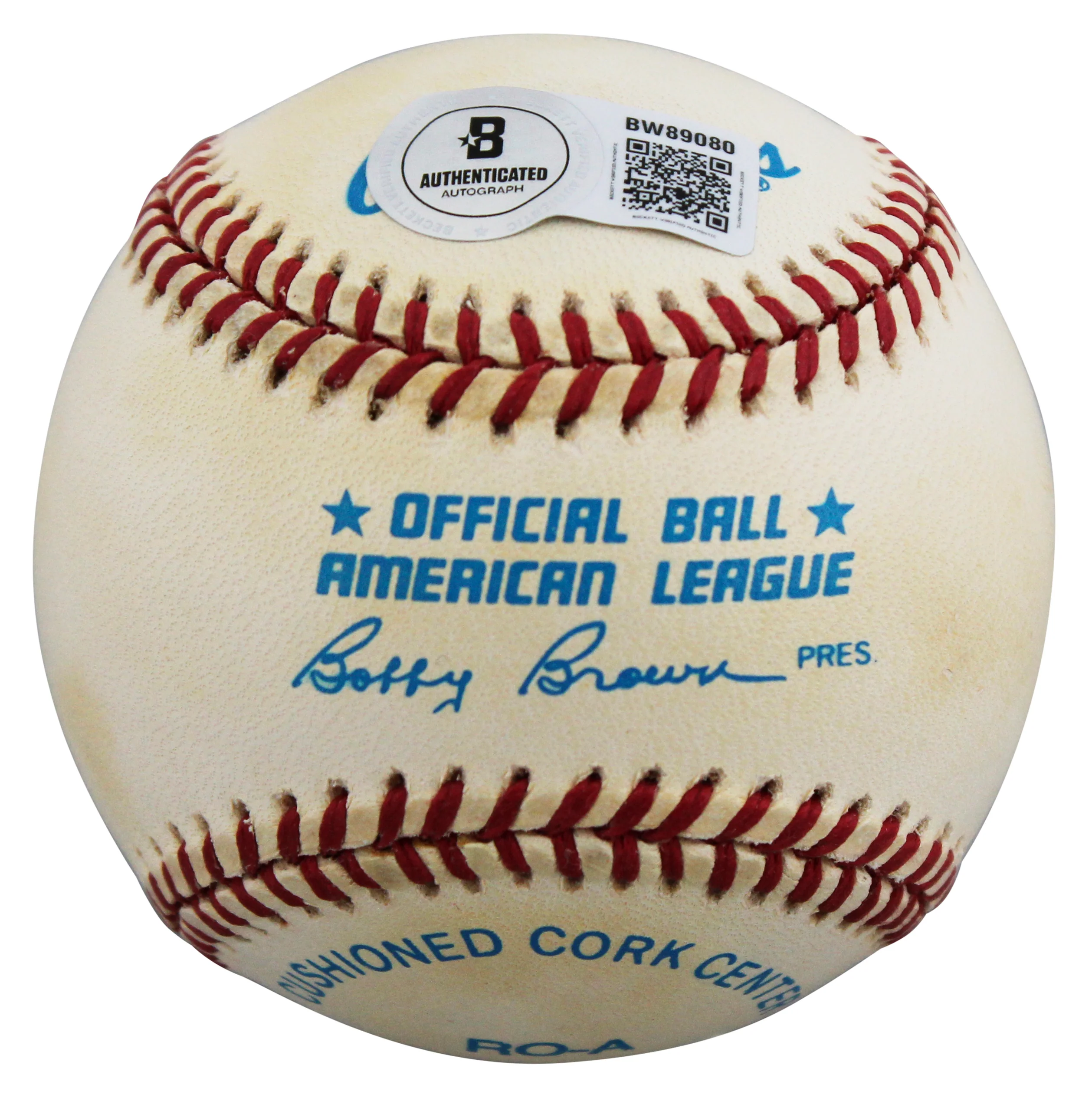 Yankees Don Larsen "10-8-56" Signed Bobby Brown OAL Baseball BAS #BW89080 - Image 8