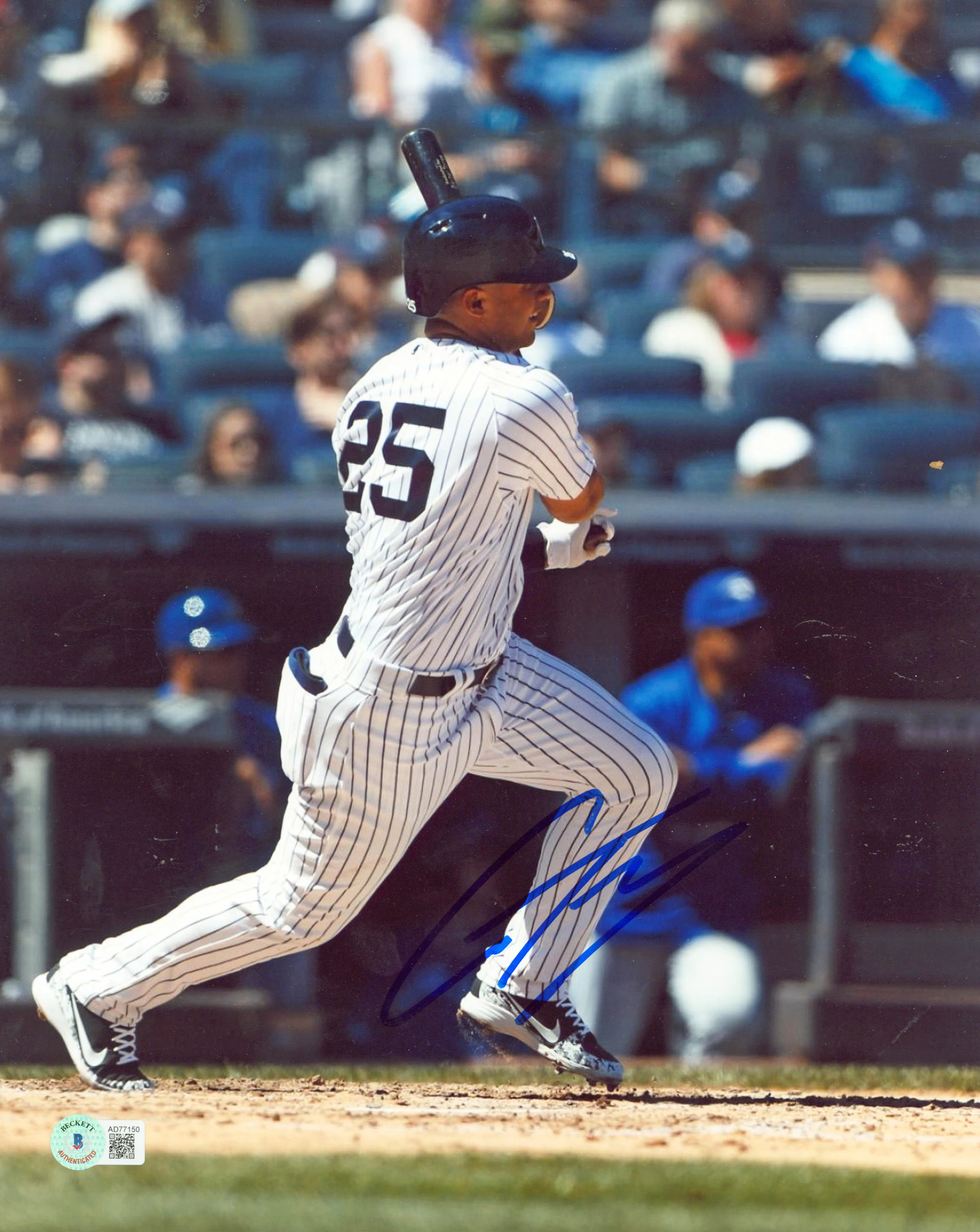 Yankees Gleyber Torres Authentic Signed 11x14 Photo Autographed BAS #AD77150 - Image 2