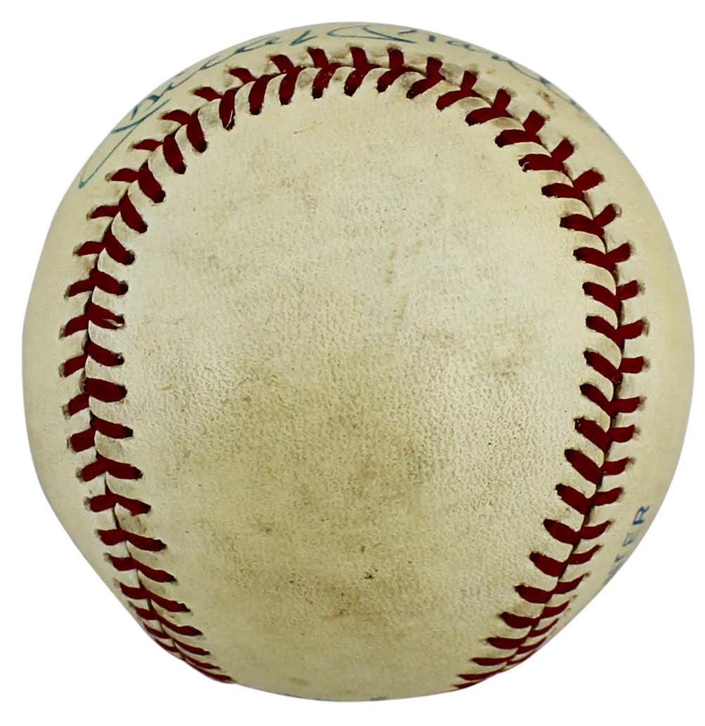 Yankees Mickey Mantle "Best Wishes" Authentic Signed Oal Baseball JSA #X40056 - Image 5