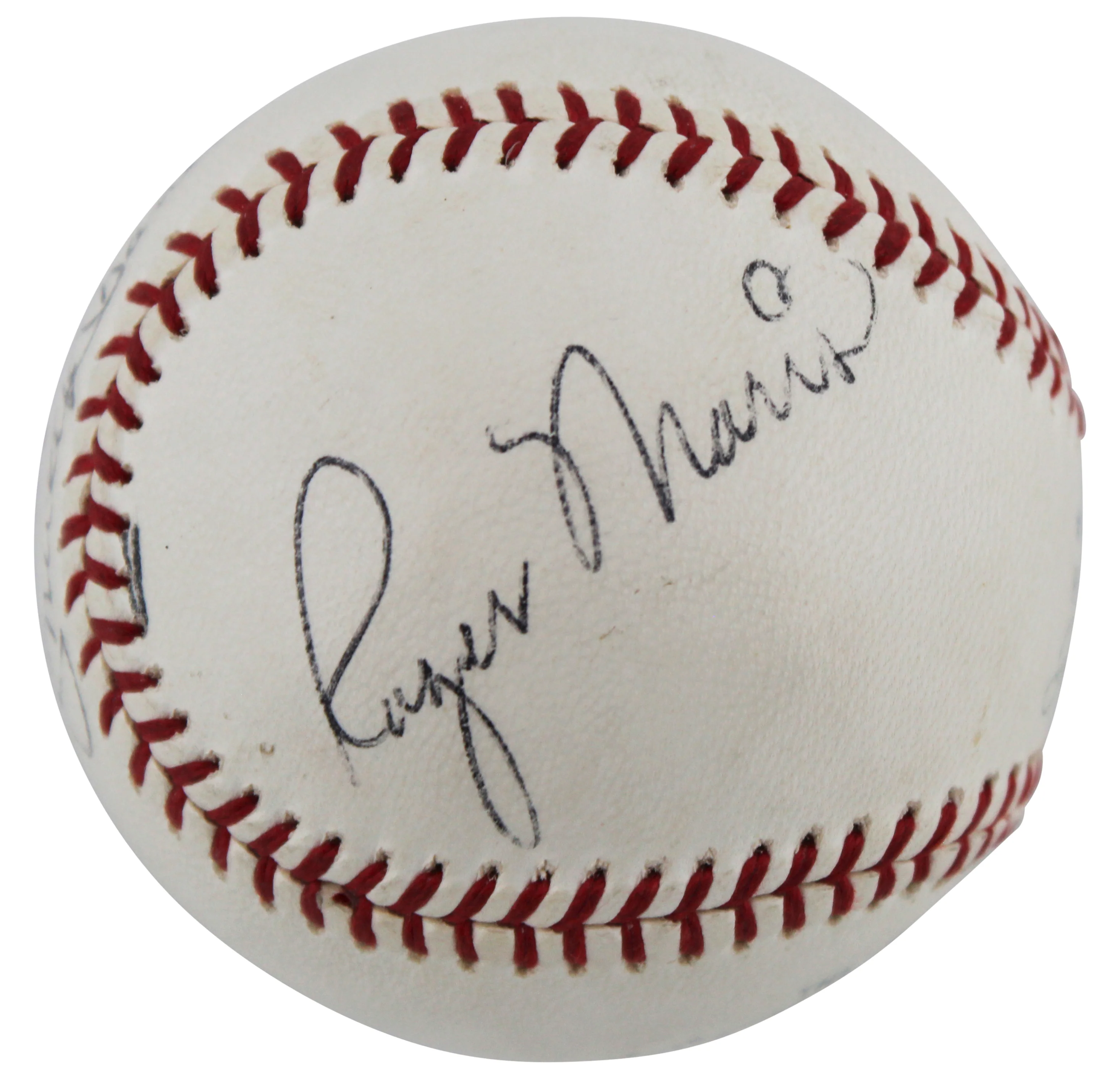 Yankees Mickey Mantle & Roger Maris Authentic Signed Oal Baseball JSA #Y25347 - Image 2