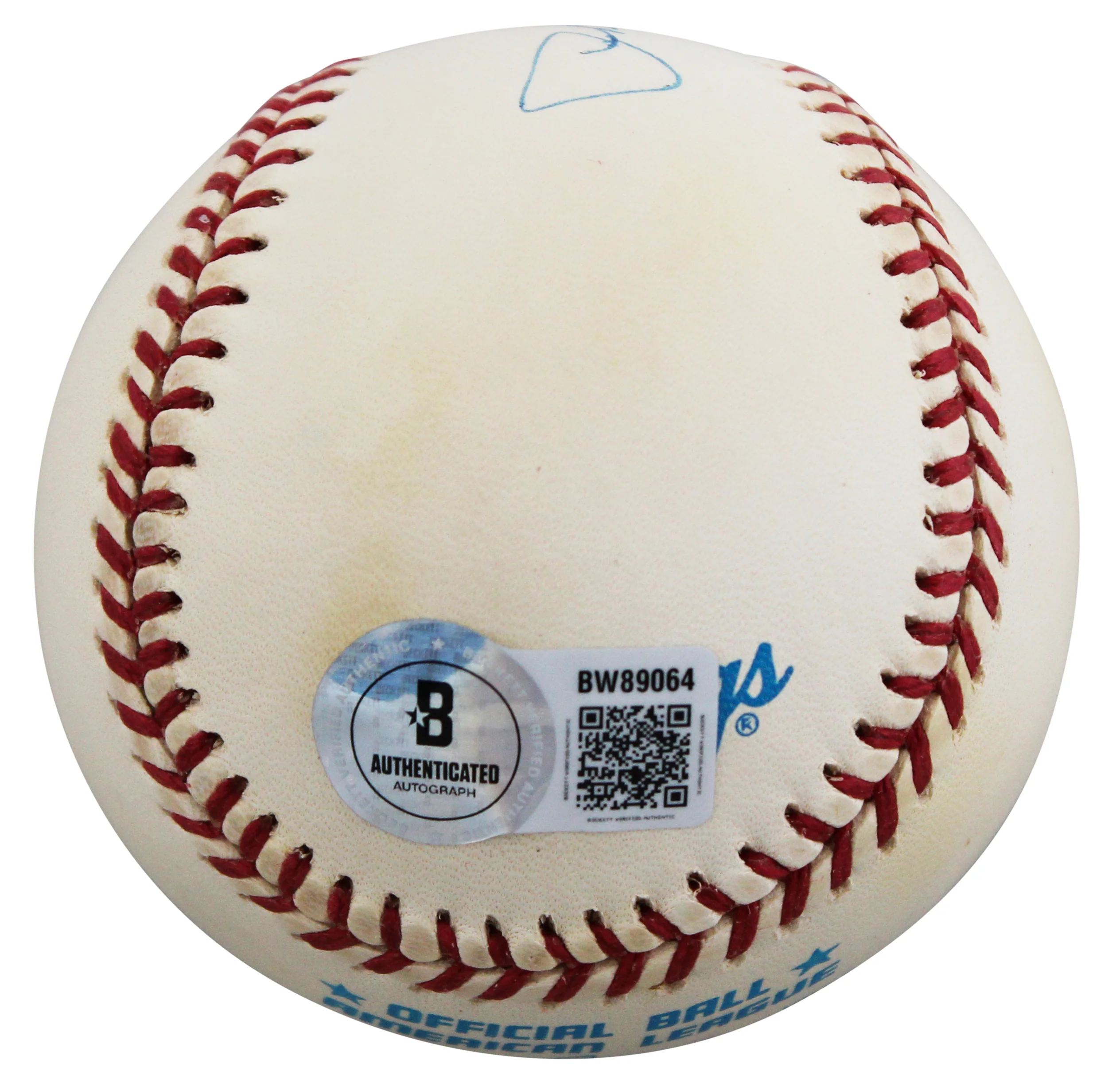 Yankees Phil Rizzuto Authentic Signed Bobby Brown OAL Baseball BAS #BW89064 - Image 4