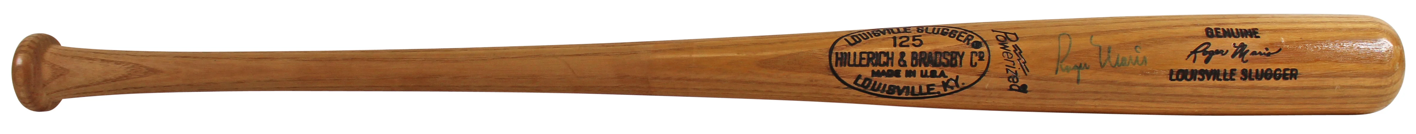 Yankees Roger Maris Authentic Signed Louisville Slugger Bat PSA & BAS #AB40201 - Image 3