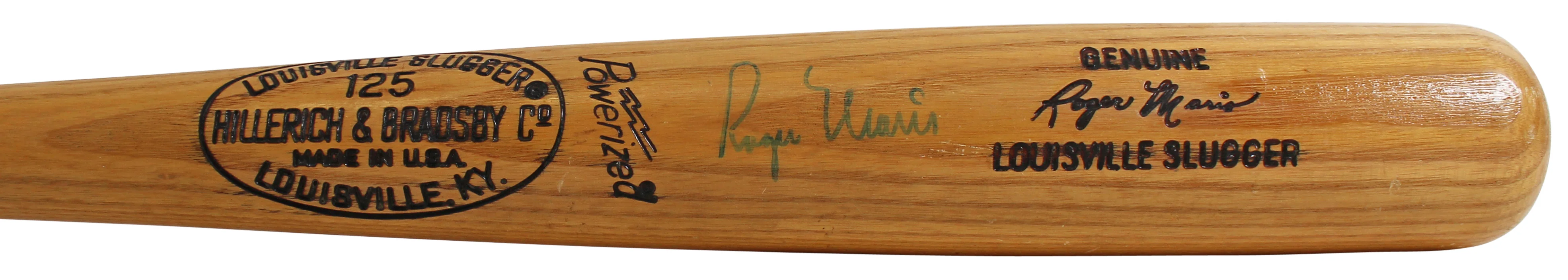 Yankees Roger Maris Authentic Signed Louisville Slugger Bat PSA & BAS #AB40201 - Image 4