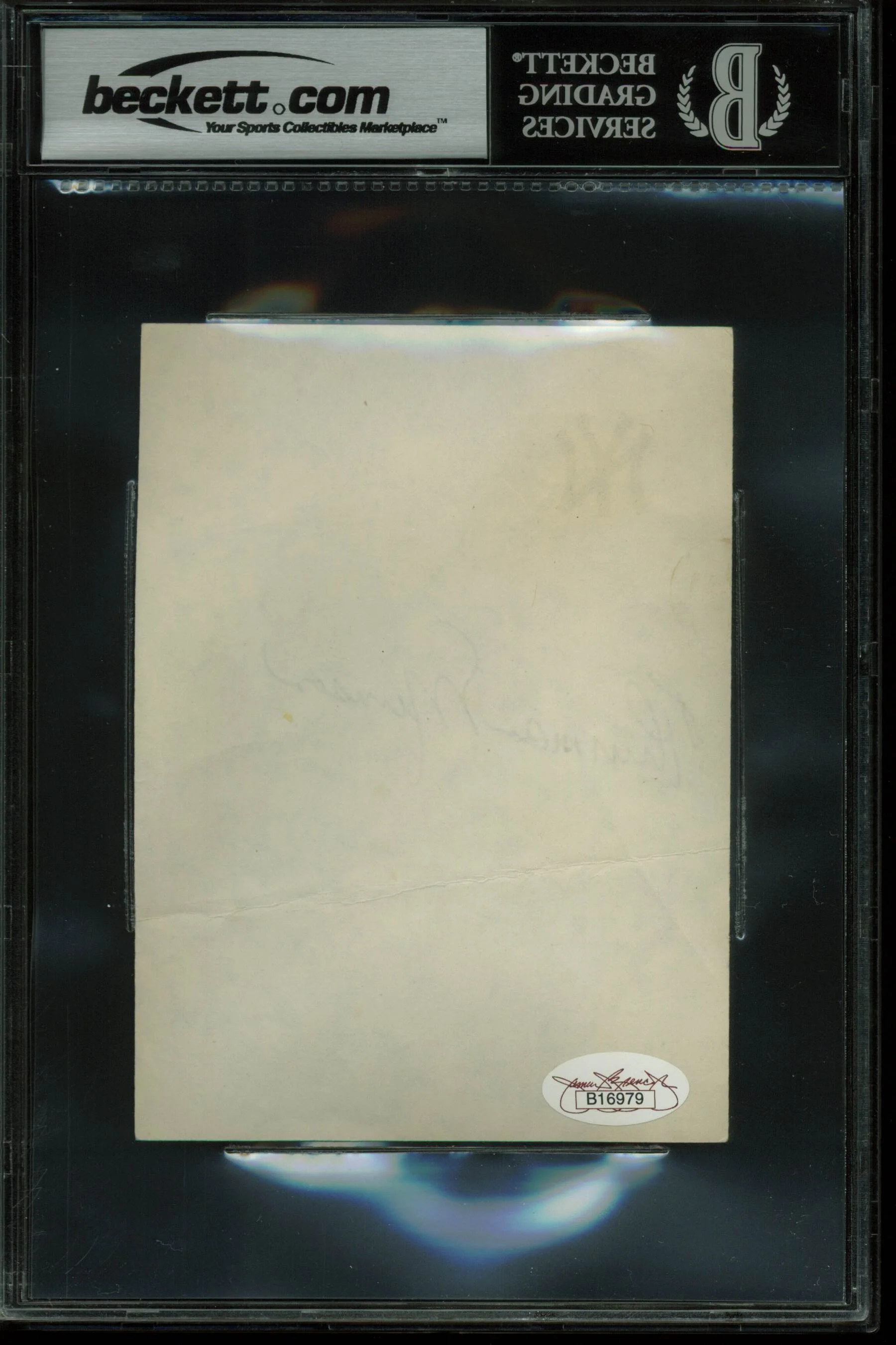 Yankees Thurman Munson Authentic Signed 4x5.5 Cut Auto Graded Gem 10 BAS Slabbed - Image 3