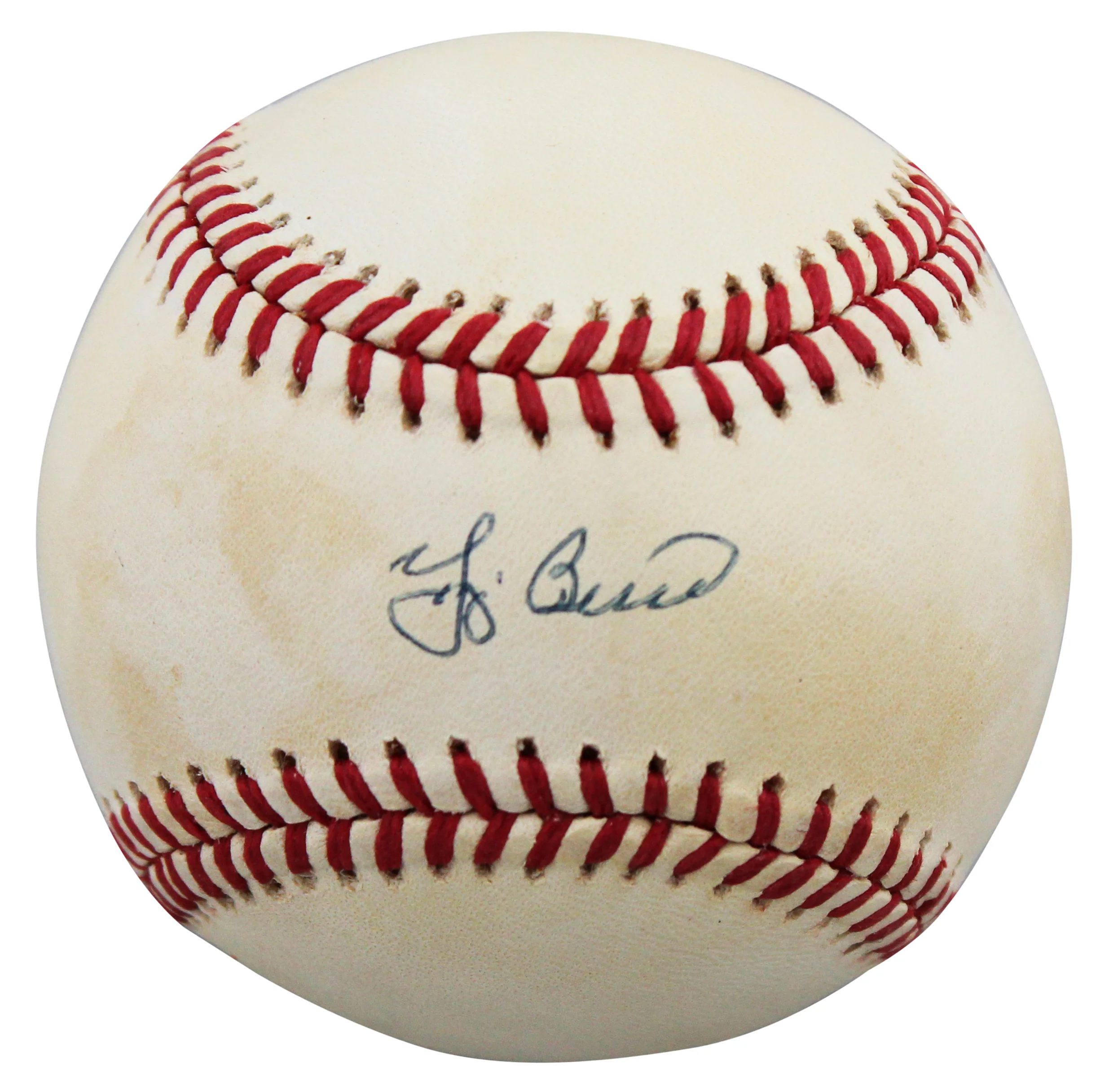 Yankees Yogi Berra Authentic Signed Bobby Brown OAL Baseball BAS #BW89044 - Image 3