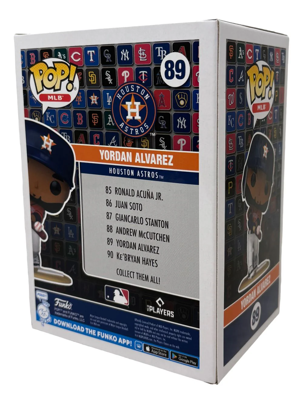 Yordan Alvarez Signed Houston Astros Funko Pop #89 2019 AL ROY BAS - Image 2