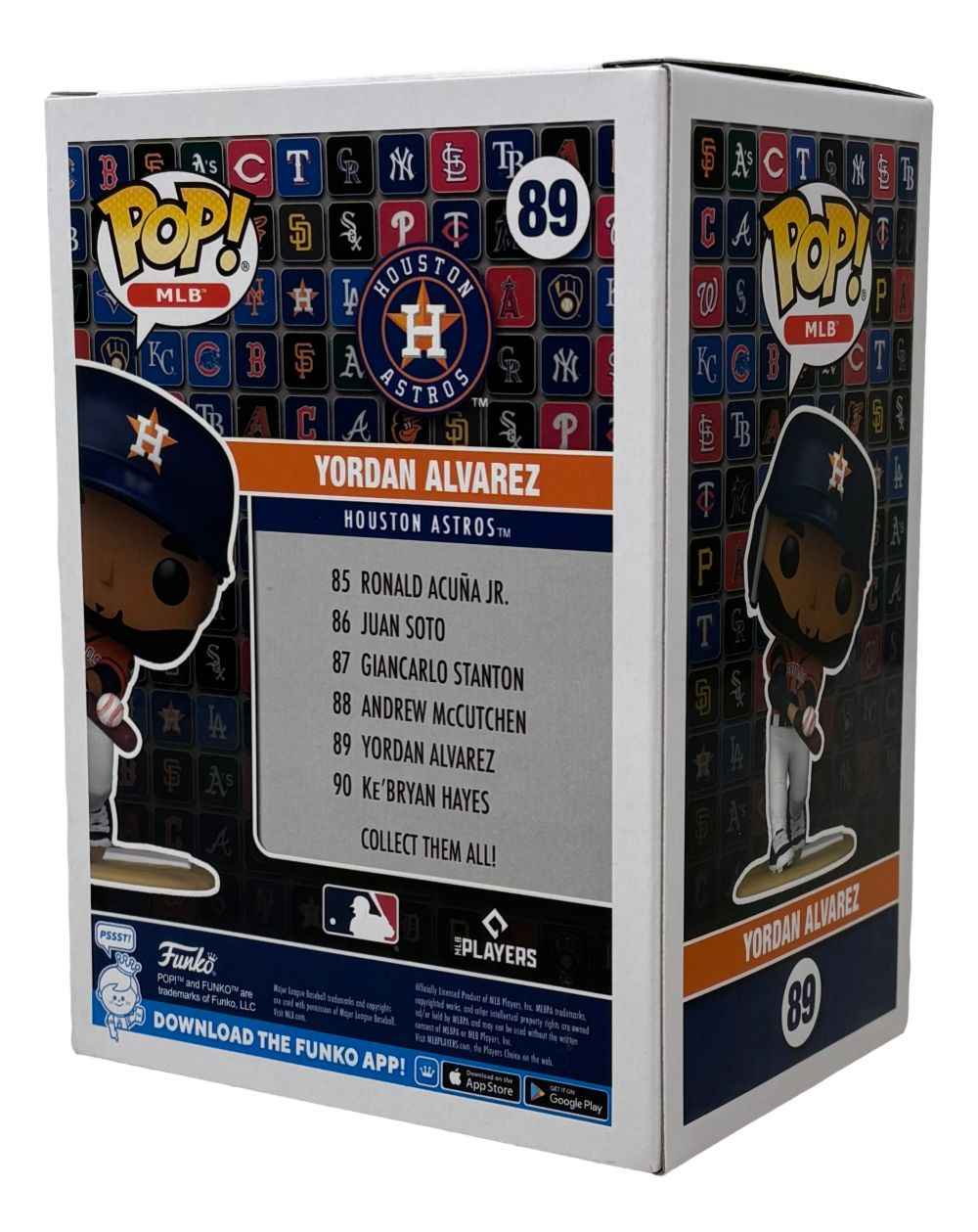 Yordan Alvarez Signed Houston Astros Funko Pop #89 BAS - Image 2