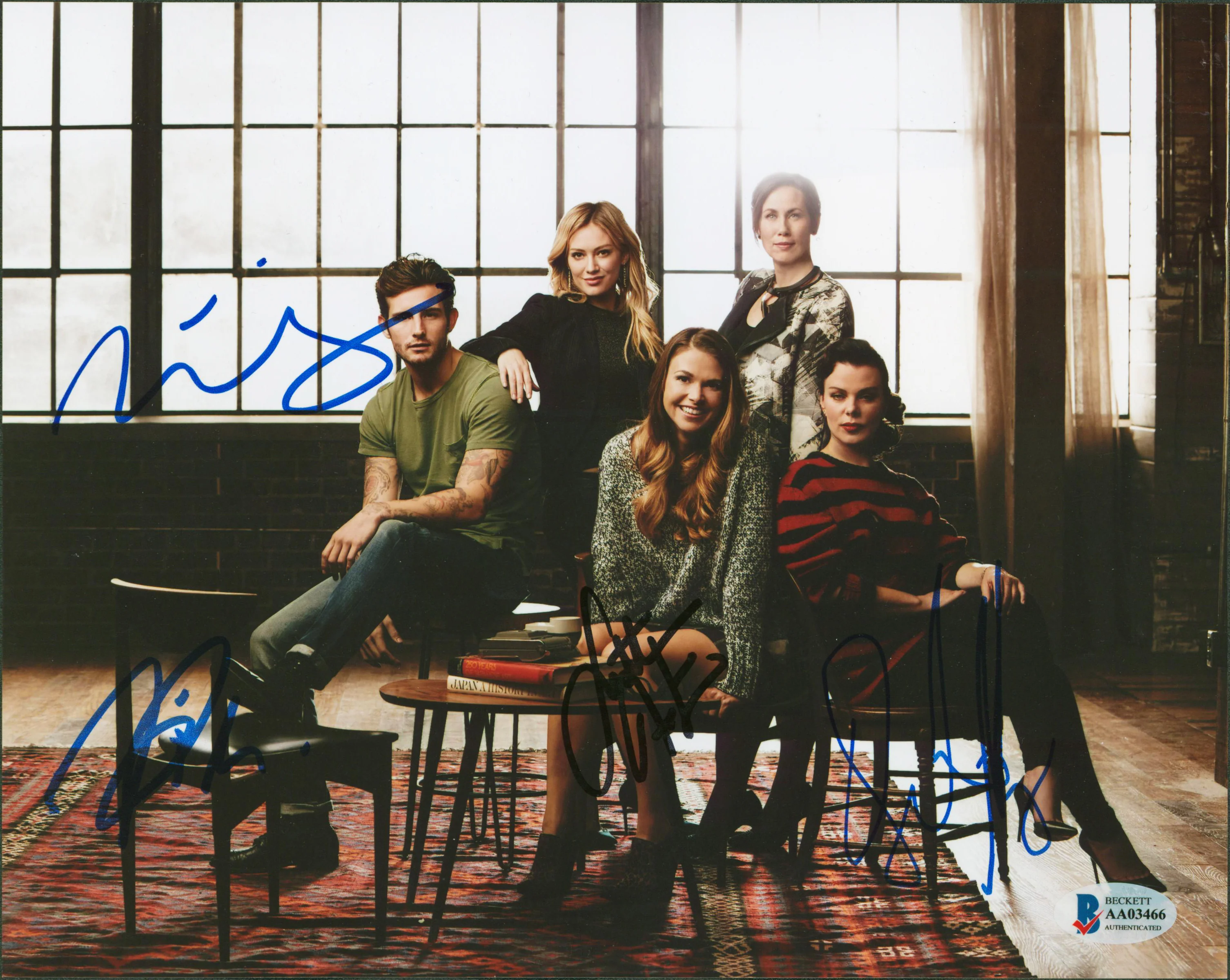 Younger (4) Foster, Mazar, Tortorella & Shor Signed 8x10 Photo BAS#AA03466 - Image 2