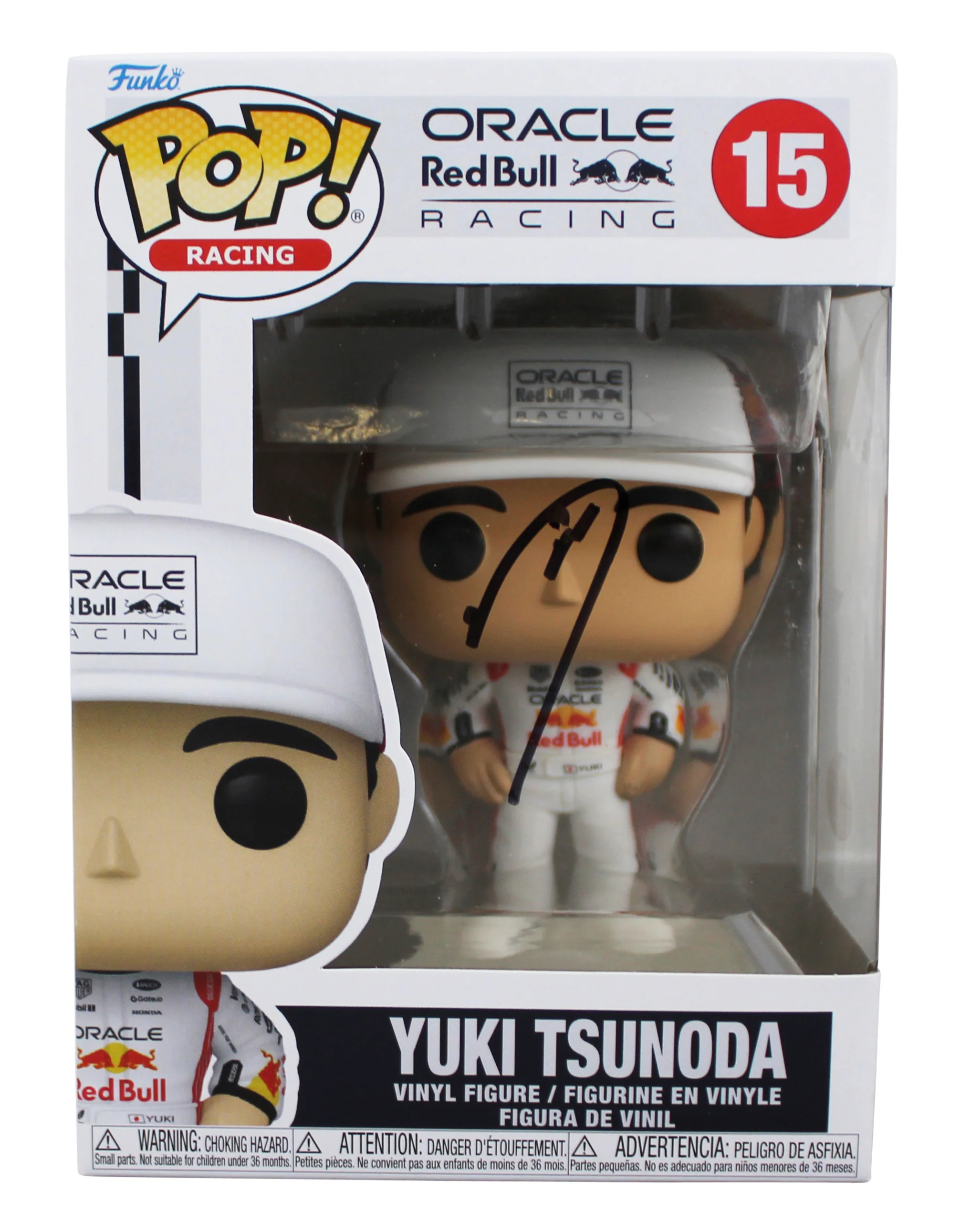 Yuki Tsunoda Formula 1 Authentic Signed #15 Funko Pop Vinyl Figure JSA #CK21661 - Image 2