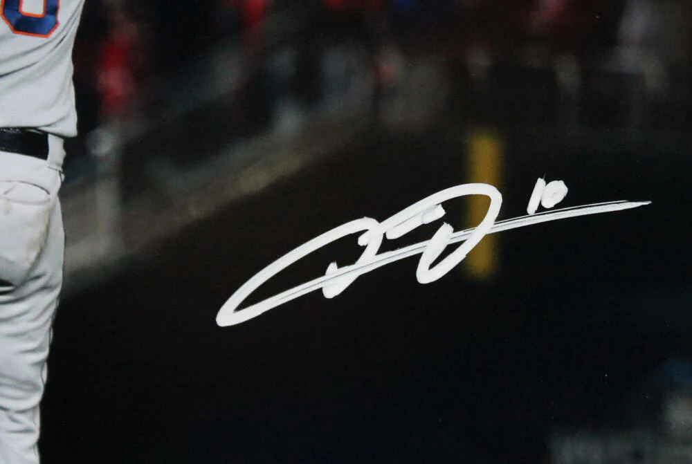 Yuli Gurriel/Alex Bregman Signed Astros 8x10 Celebration Photo-JSAW/BeckettWHolo - Image 3