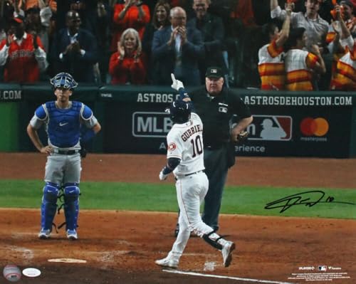 Yuli Gurriel Autographed Houston Astros 16X20 Arm UP Photo-JSA W *White - Image 6