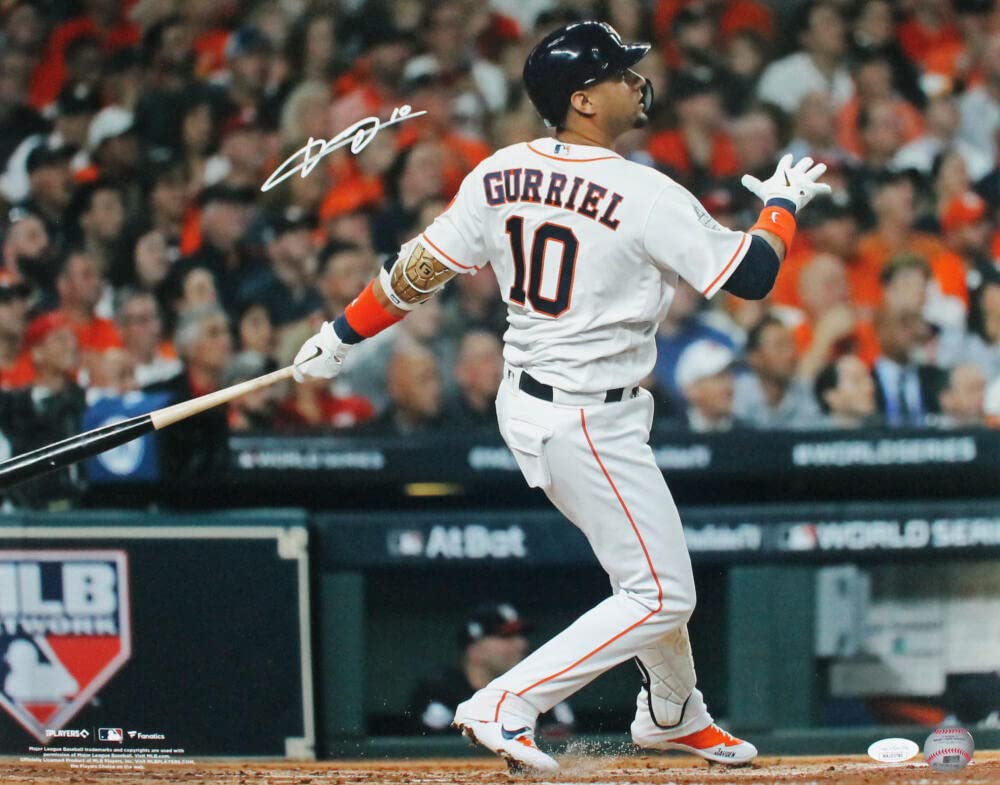 Yuli Gurriel Autographed Houston Astros 16X20 Batting Photo-JSA W *White - Image 4