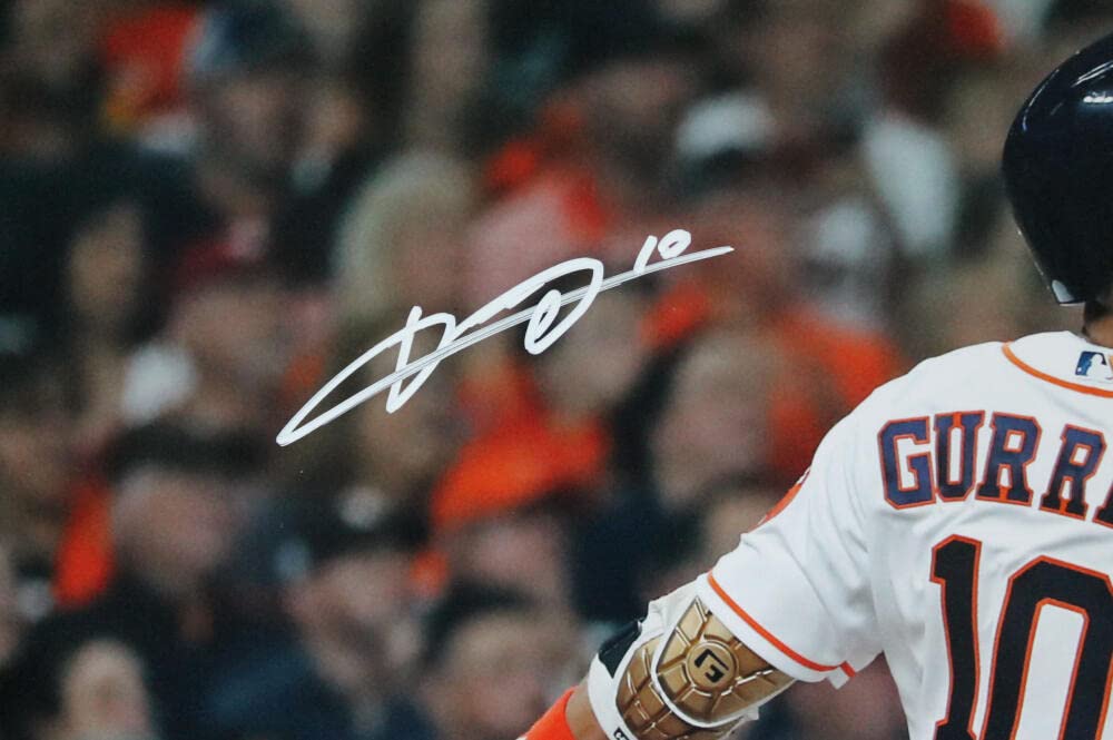 Yuli Gurriel Autographed Houston Astros 16X20 Batting Photo-JSA W *White - Image 5