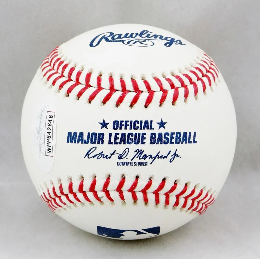 Yuli Gurriel Autographed Rawlings OML Baseball - JSA W Auth *Blue - Image 3