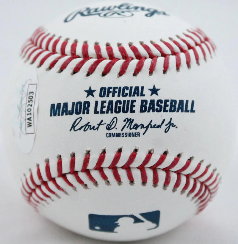 Yuli Gurriel Autographed Rawlings OML Baseball w/21 AL BC-JSA W *Blue - Image 3