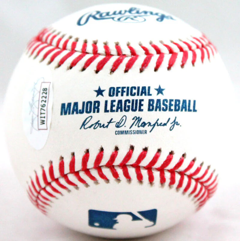 Yuli Gurriel Autographed Rawlings OML Baseball w/Insc. - JSA W Auth *Blue - Image 4