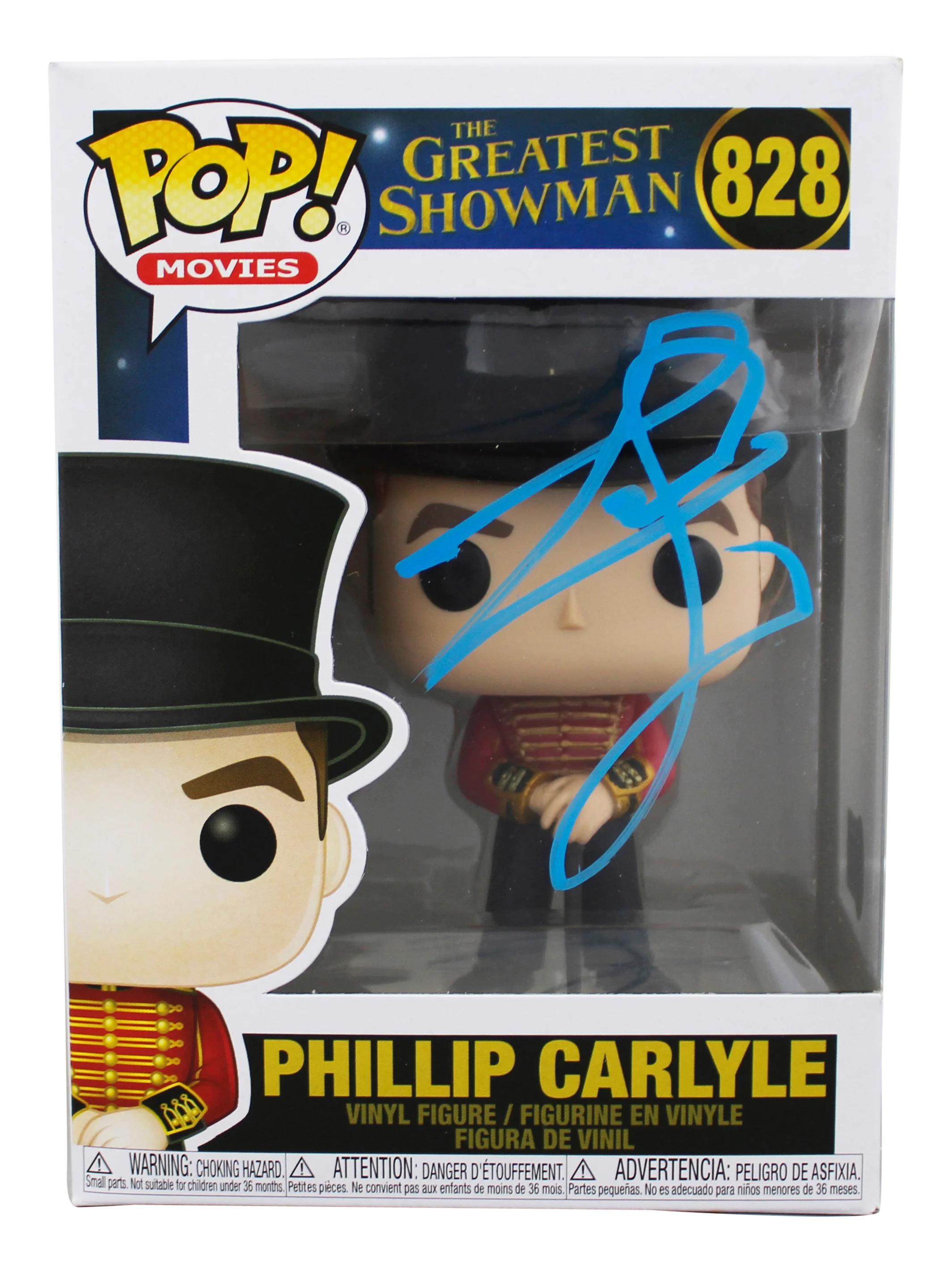 Zac Efron The Greatest Showman Signed #828 Funko Pop Vinyl Figure BAS #BL274684 - Image 2