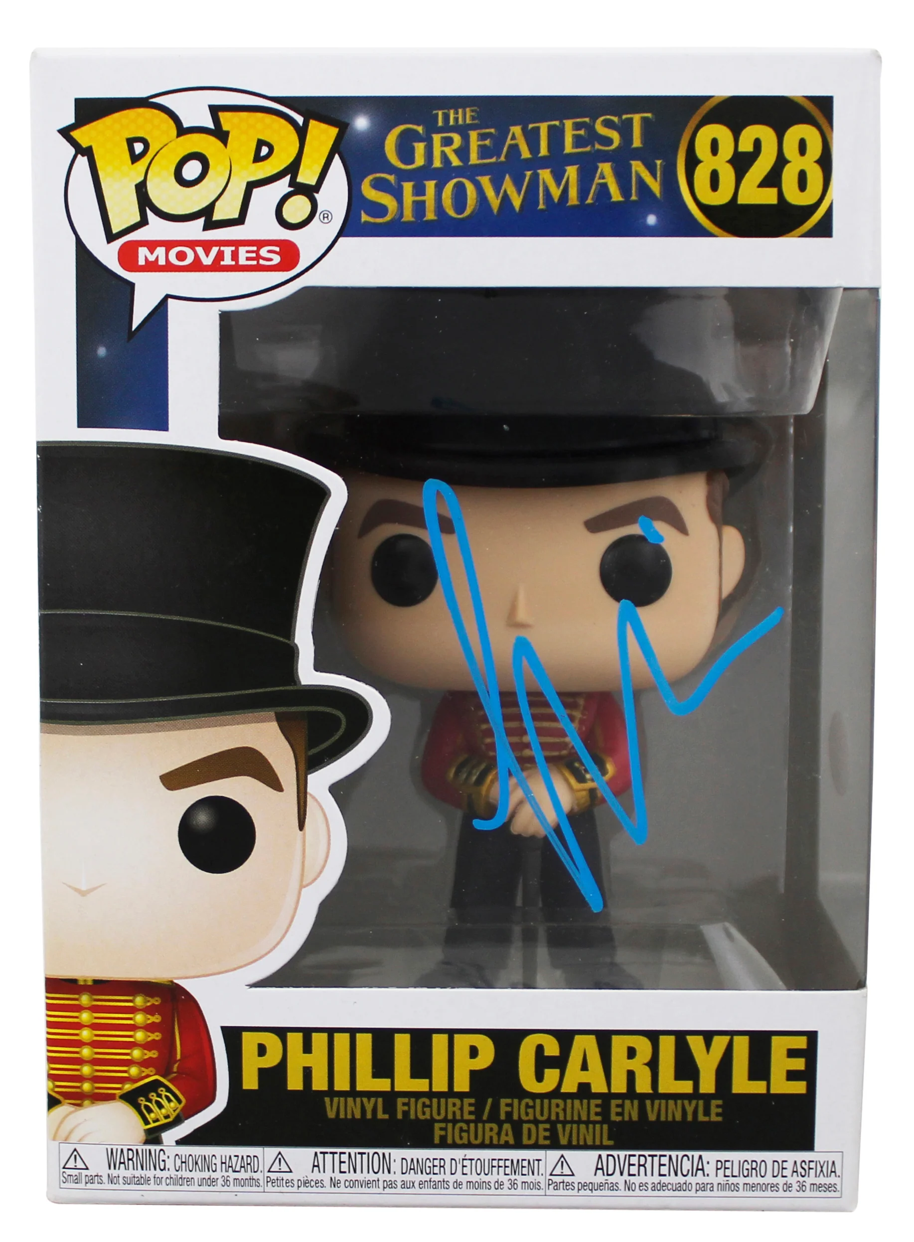 Zac Efron The Greatest Showman Signed #828 Funko Pop Vinyl Figure JSA #CE80256 - Image 2