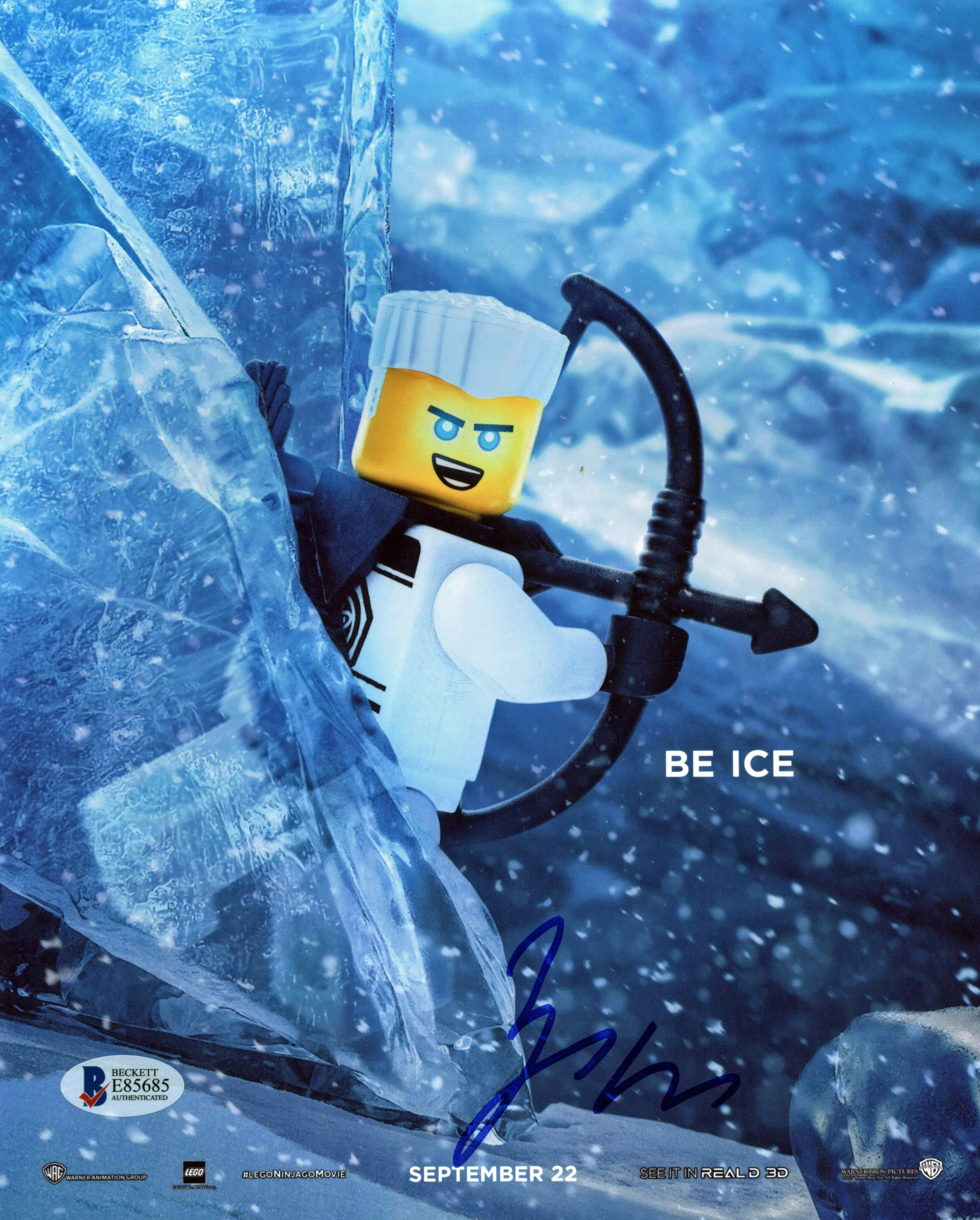 Zach Woods The Lego Ninjago Movie Authentic Signed 8x10 Photo BAS #E85685