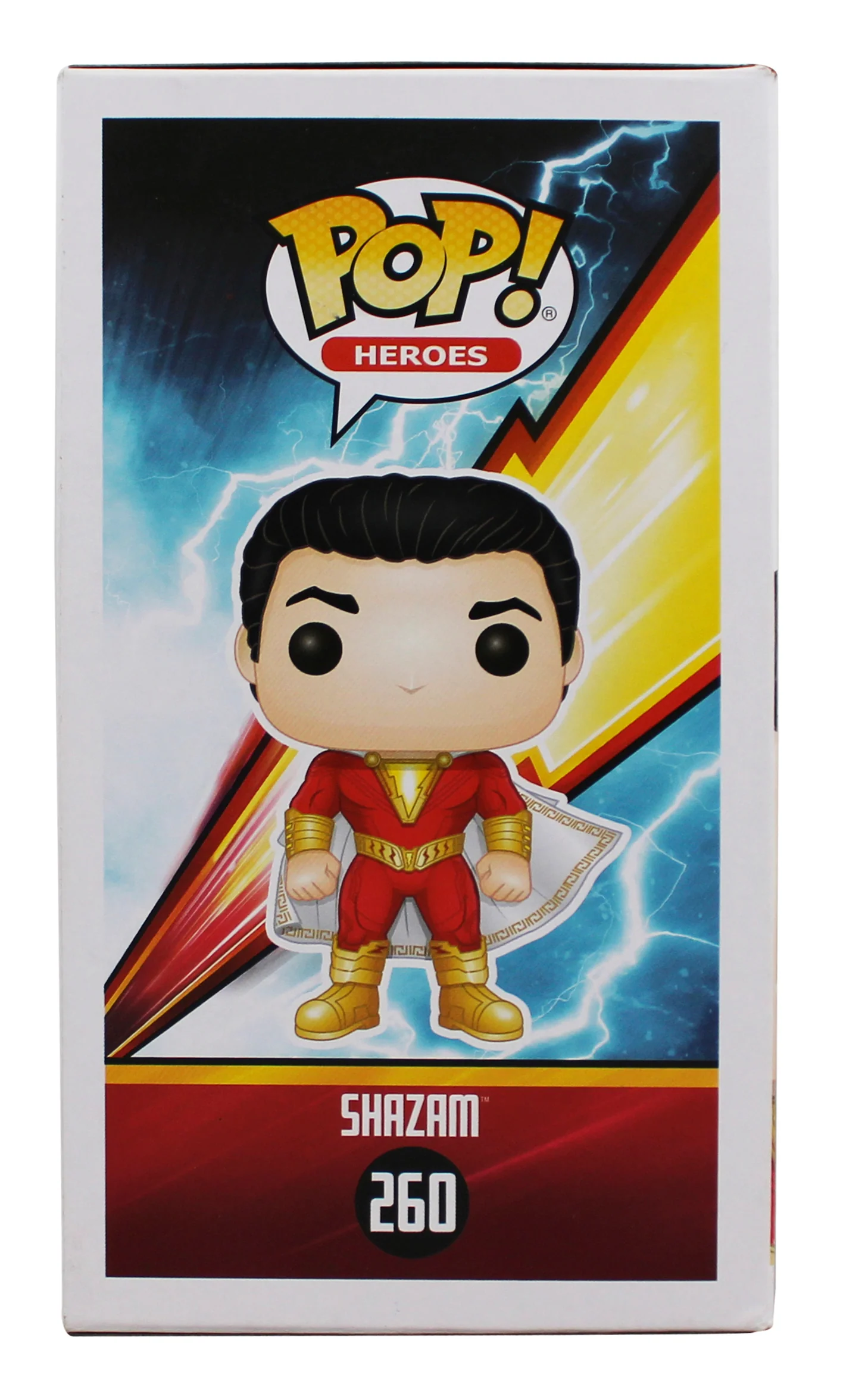 Zachary Levi "Shazam!" Signed Shazam #260 Funko Pop Vinyl Figure JSA #AZ80436 - Image 6