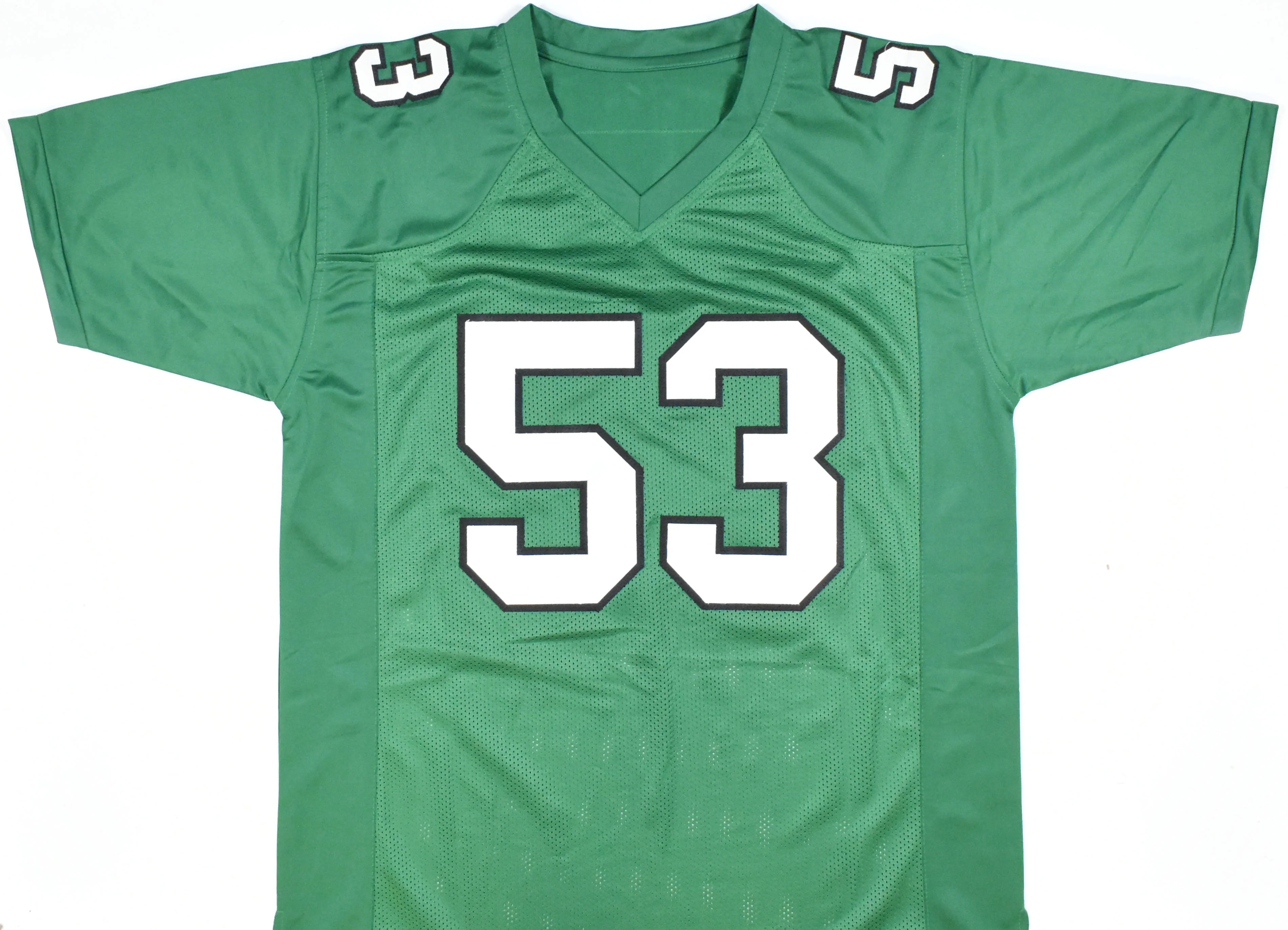 Zack Baun Autographed Green Pro Style Jersey - Beckett W Hologram *Black - Image 3