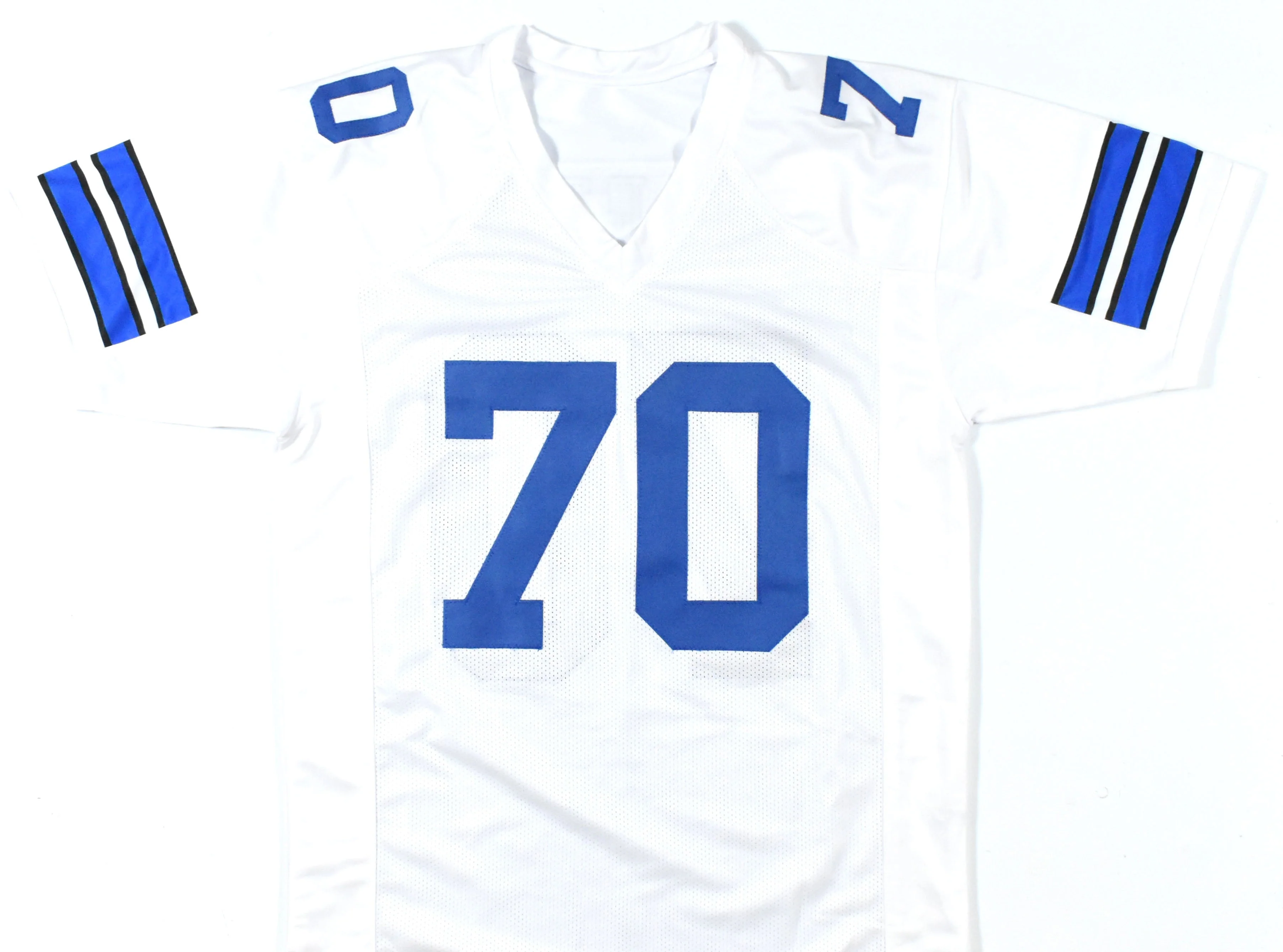 Zack Martin Autographed White Pro Style Jersey - Beckett W Hologram *Silver - Image 3