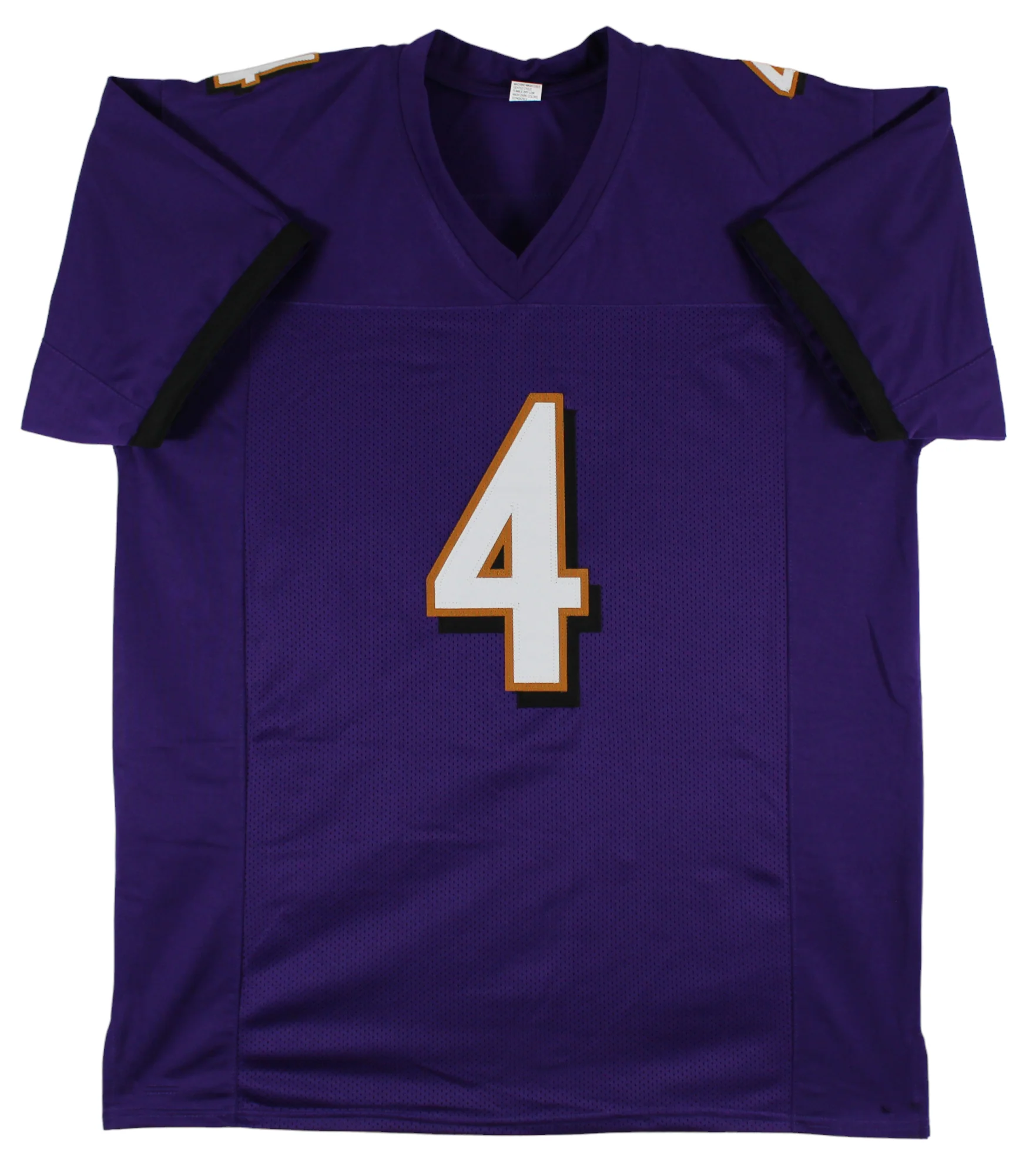 Zay Flowers Authentic Signed Purple Pro Style Jersey Autographed BAS 1 - Image 4