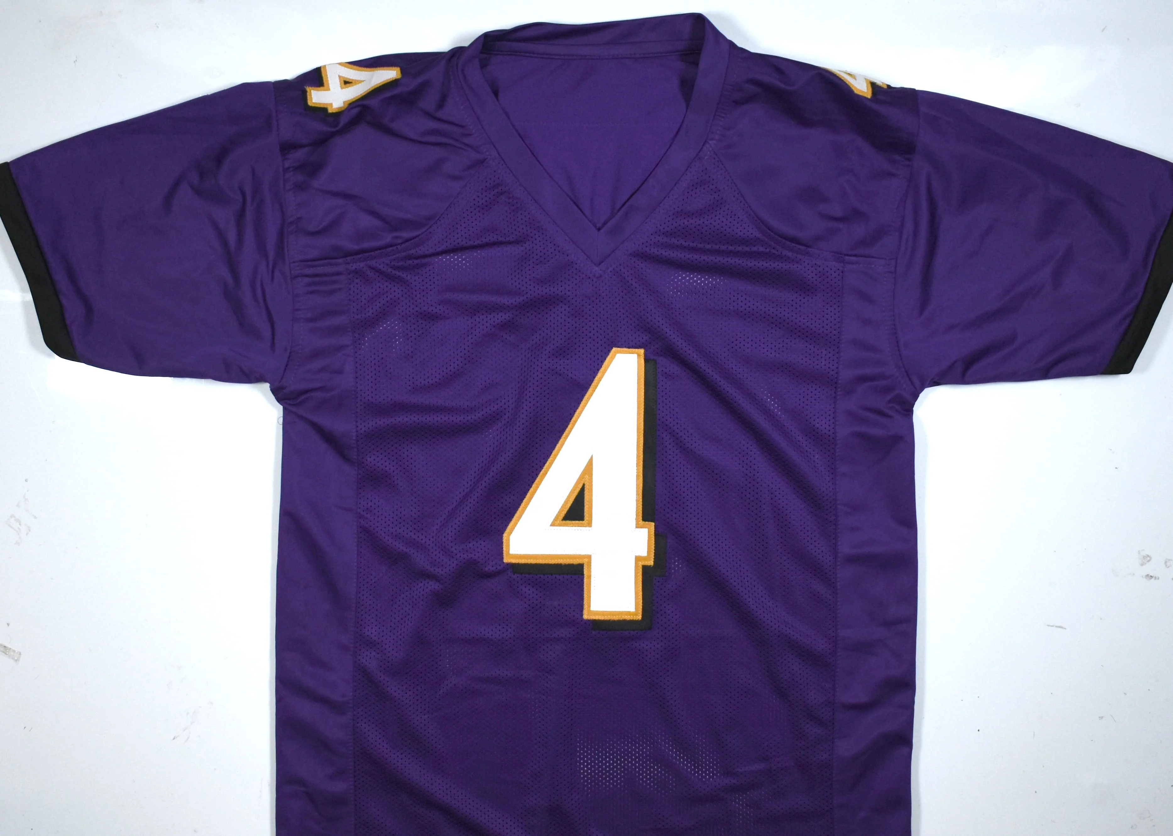 Zay Flowers Autographed Purple Pro Style Jersey - Beckett W Hologram *Black - Image 3