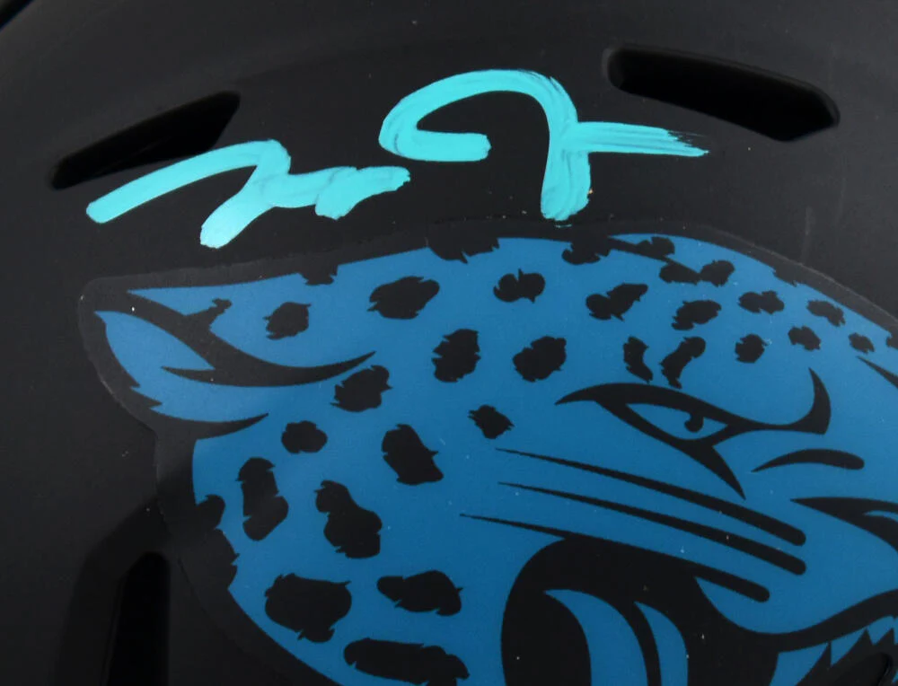 Zay Jones Autographed Jaguars Eclipse Speed Mini Helmet -Beckett W Hologram - Image 2