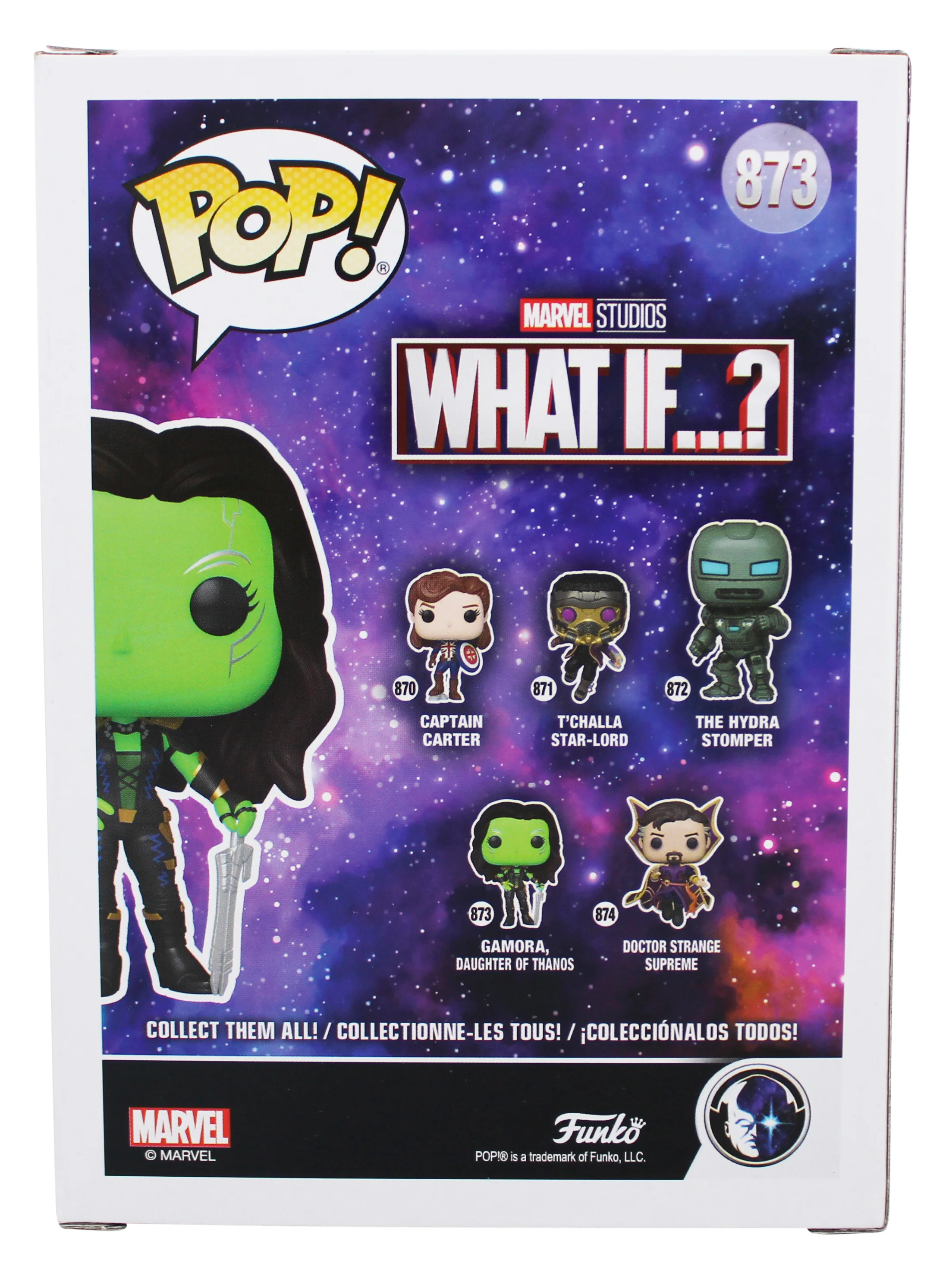Zoe Saldana GOTG Signed Gamora #873 Funko Pop Vinyl Figure BAS Wit #1W624139 - Image 5